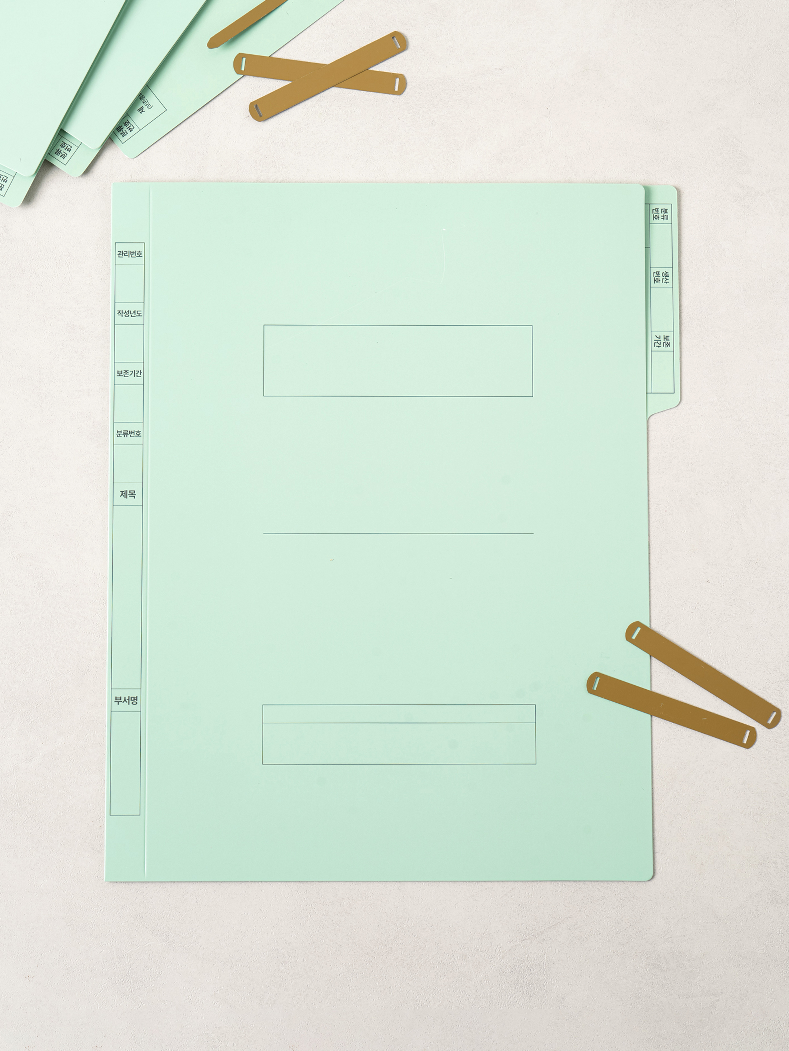 Office Government File 4-Pack Green