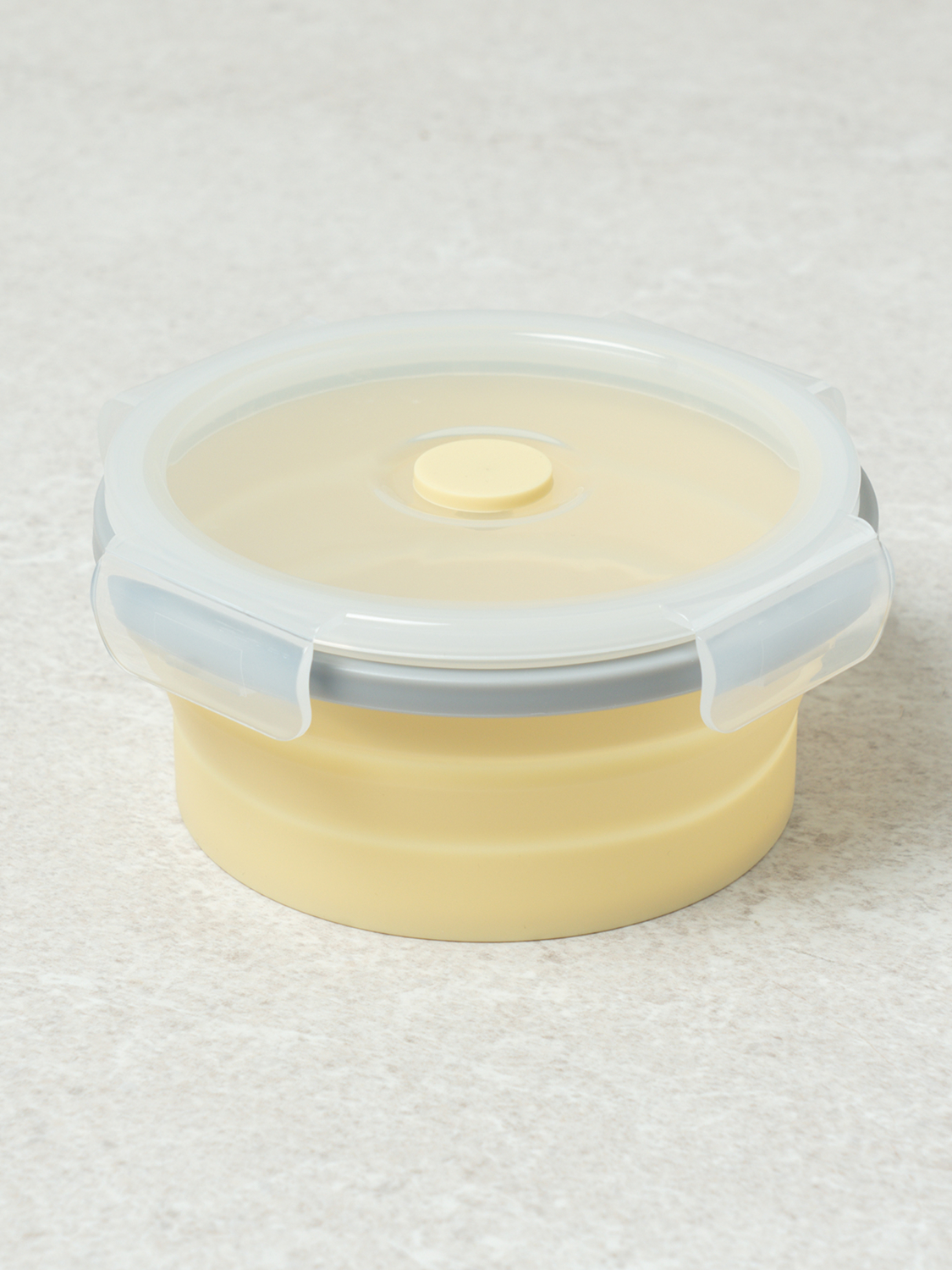 500 ml collapsible silicone round container