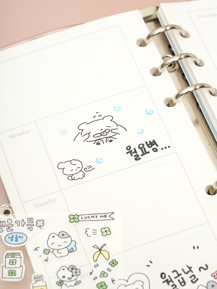 4 packs of Monggeul-Inyanggeul stickers