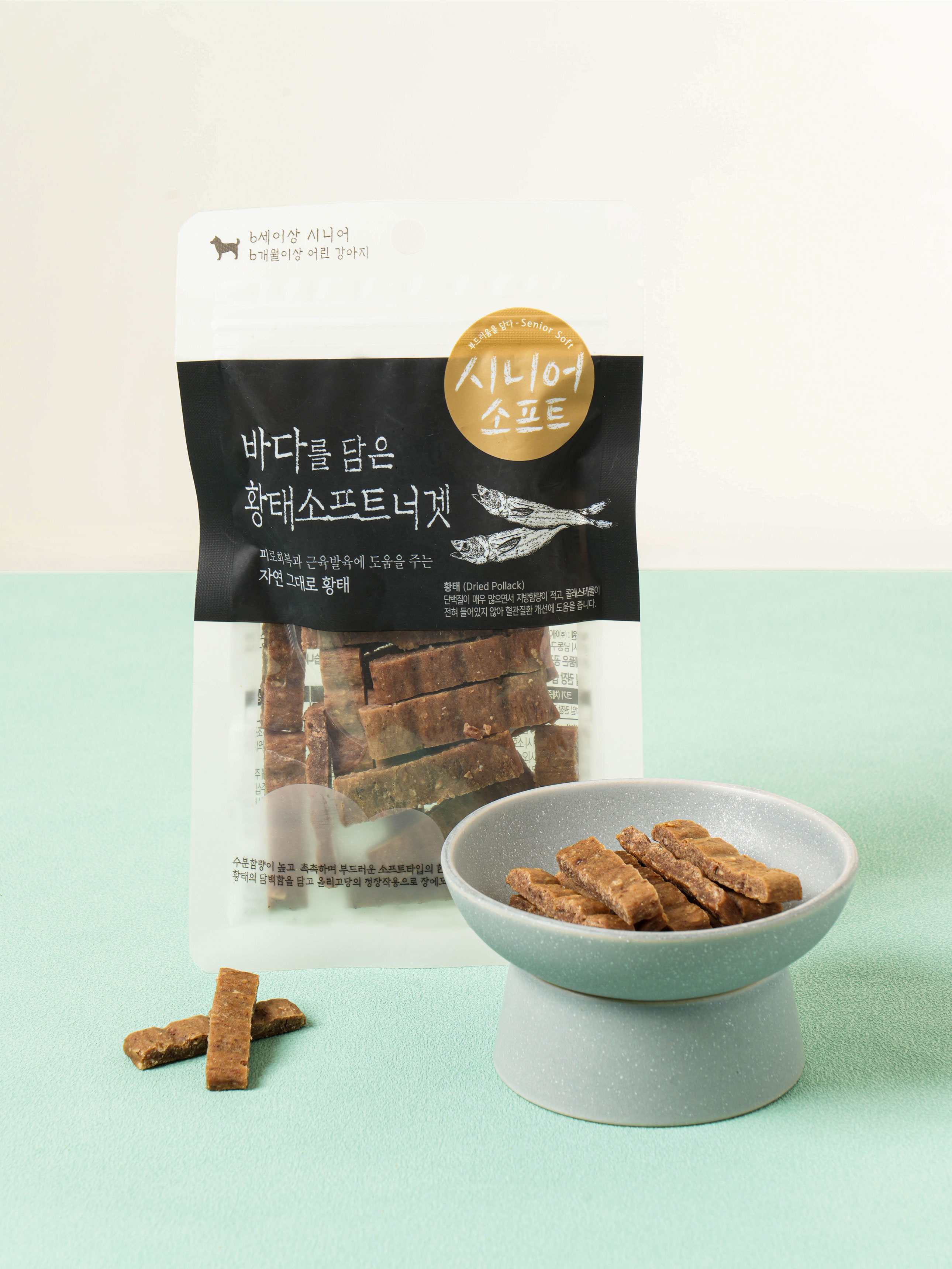 [Pet] Senior Soft Dried Pollack Nuggets 80 g