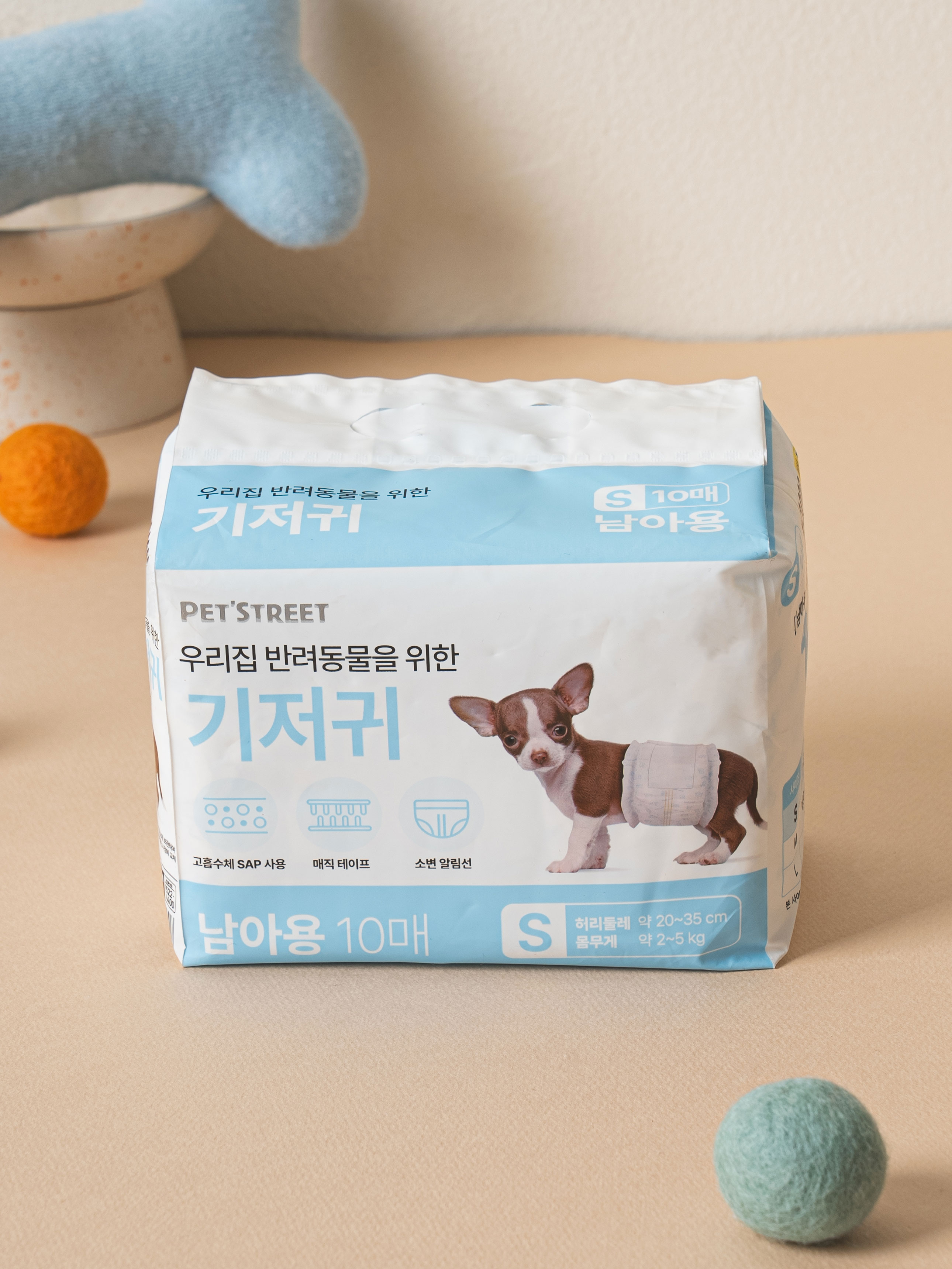 [Pet] Pet boy diapers 10 pieces S
