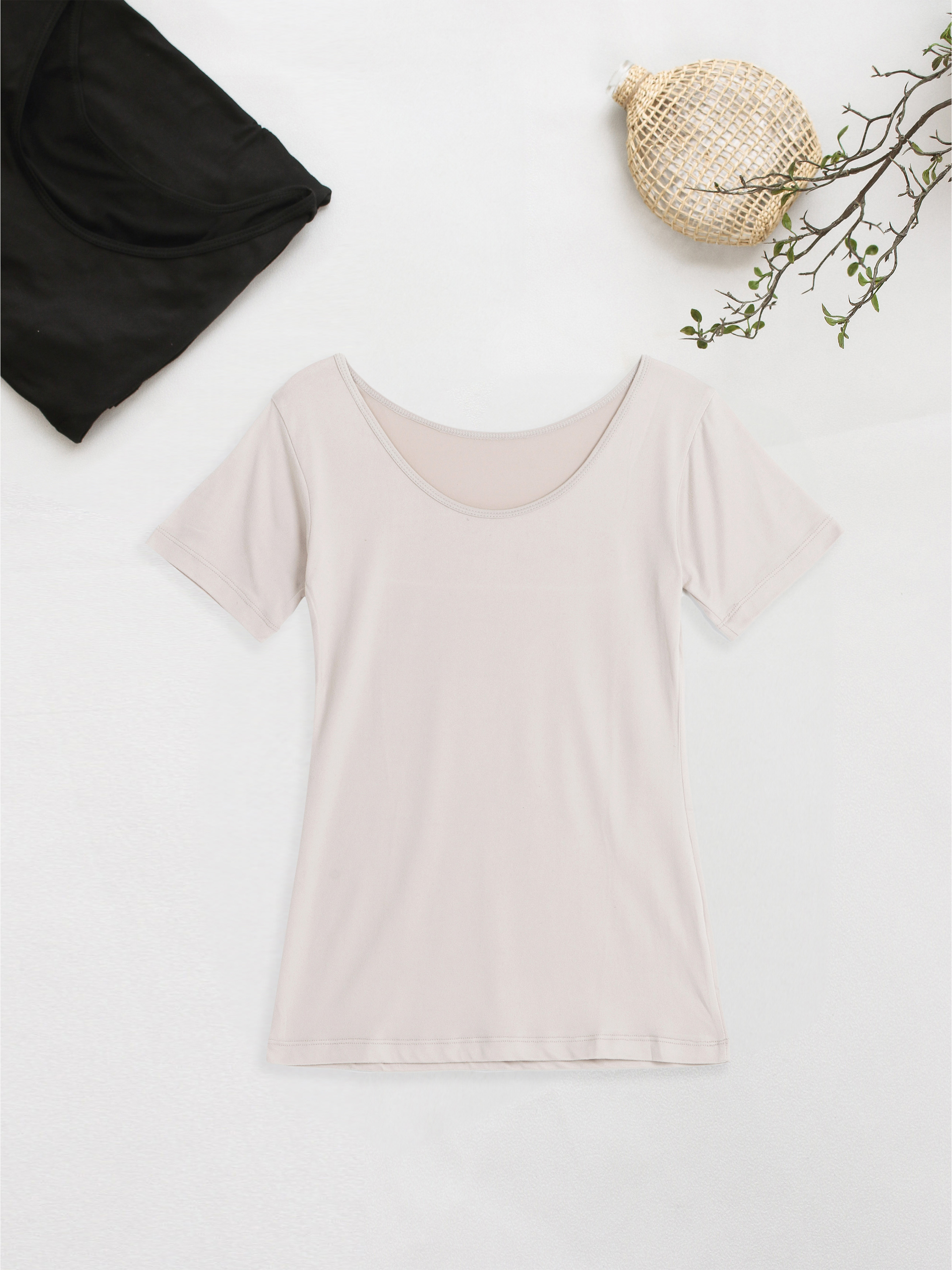 Easy Warm Women's Thermal Underwear Short Sleeve M