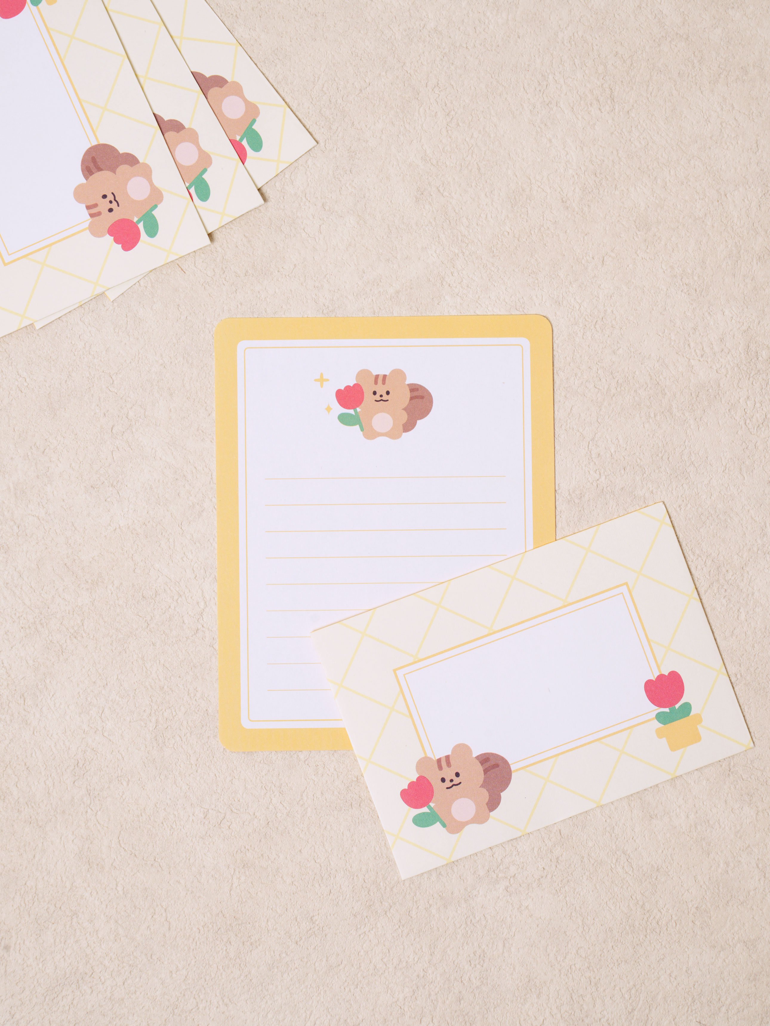 Mini Squirrel Letter Set