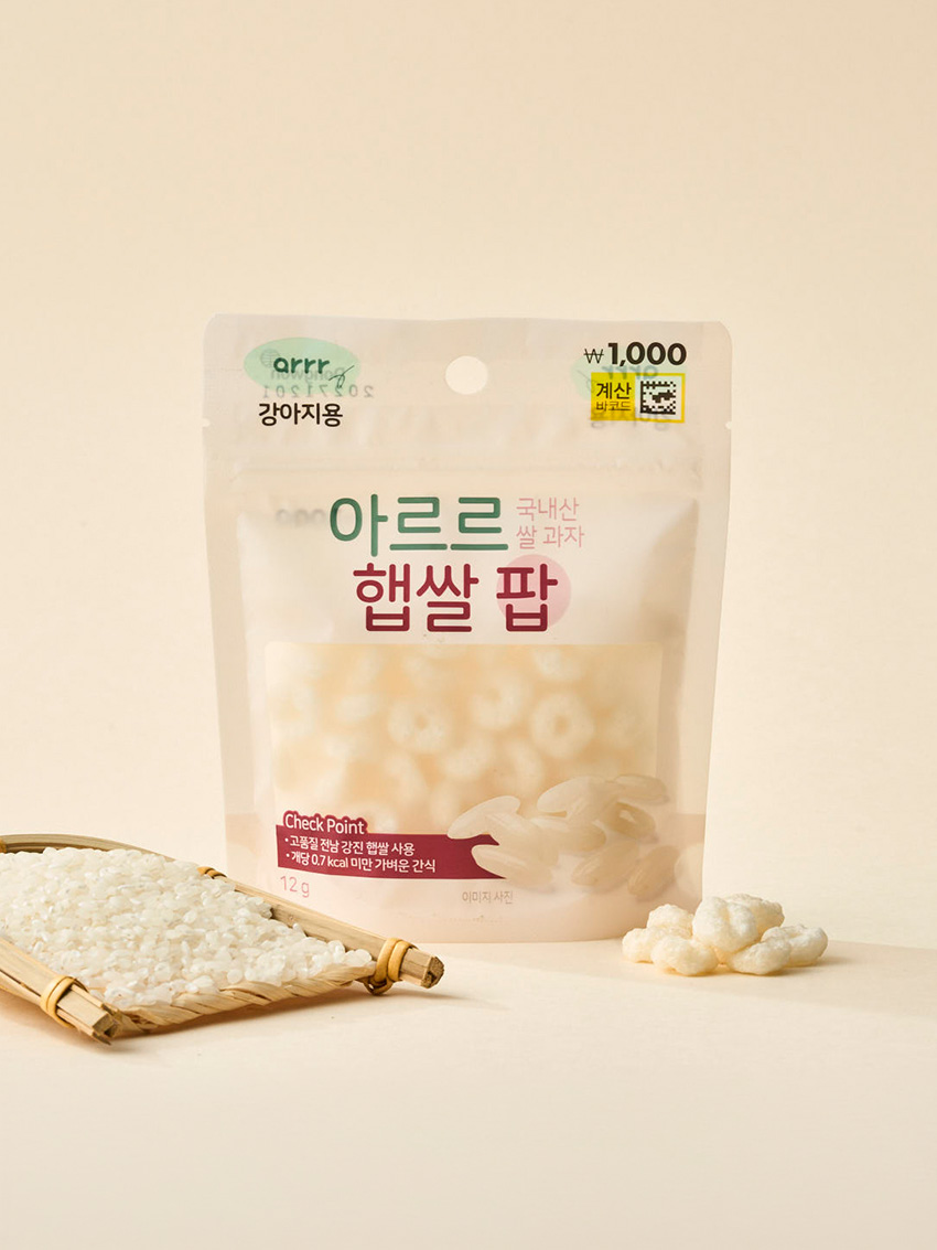 [펫] 아르르 햅쌀 팝 12 g