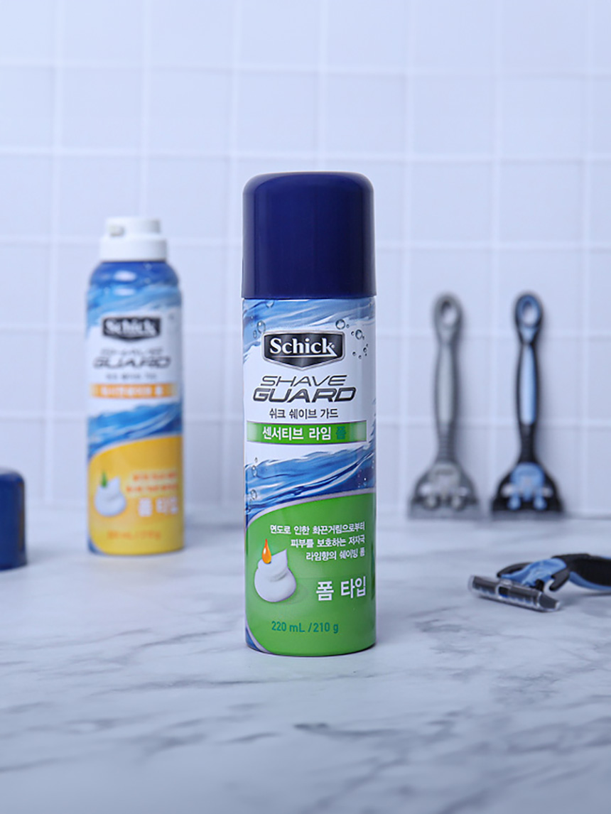 Chic Shave Guard Sensitive Lime Foam 210g