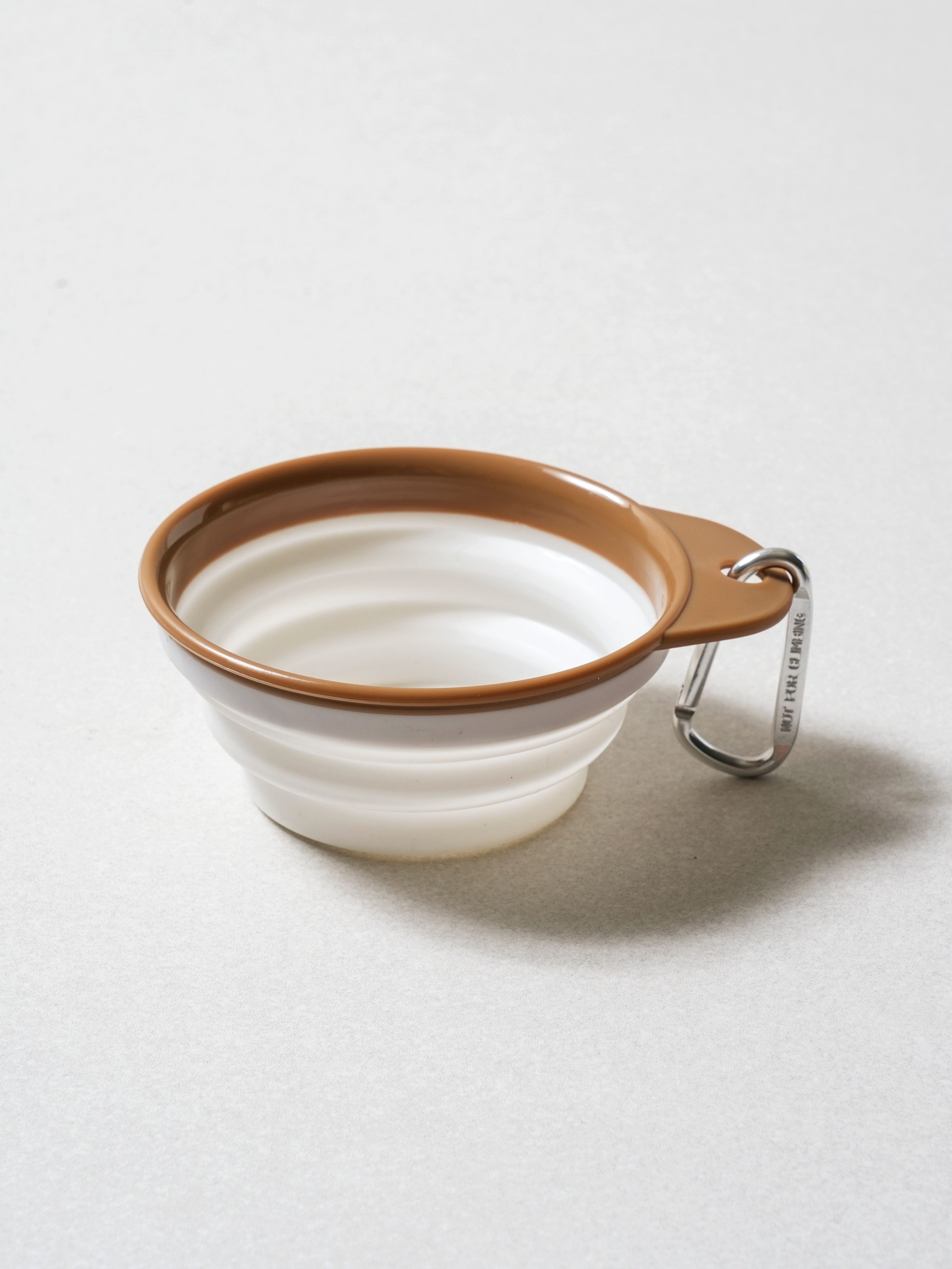[Pet] Foldable Tableware Small Brown