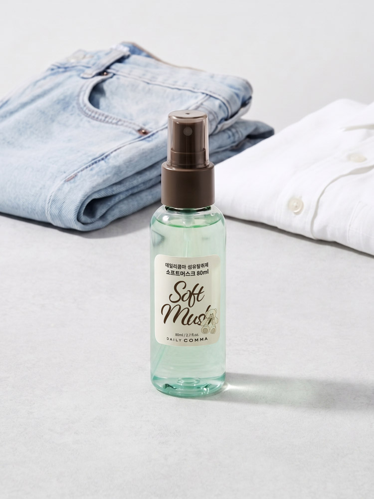 데일리콤마 섬유 탈취제 80 ml 소프트 머스크 향