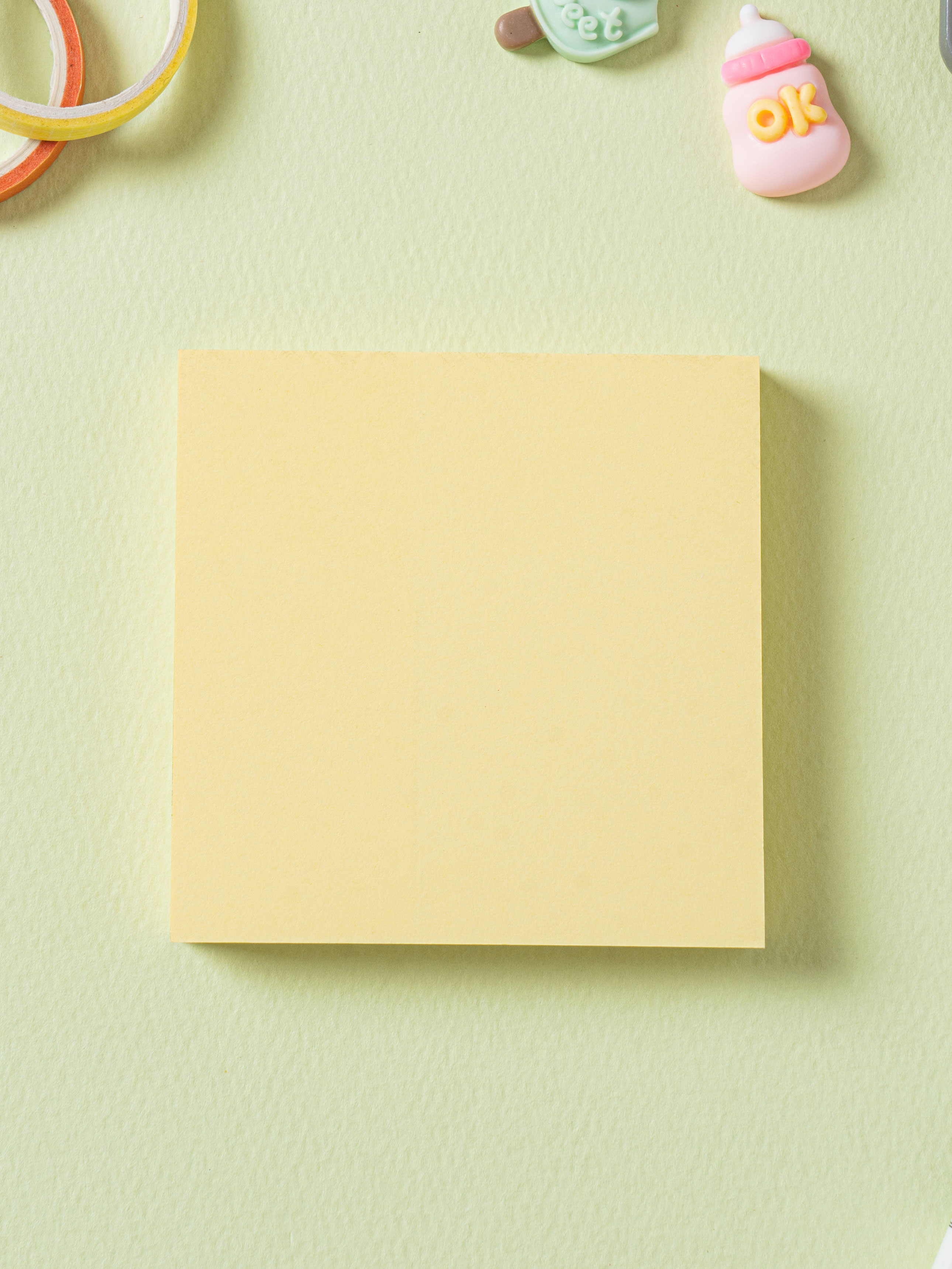 Memotech Yellow Adhesive Memo 76