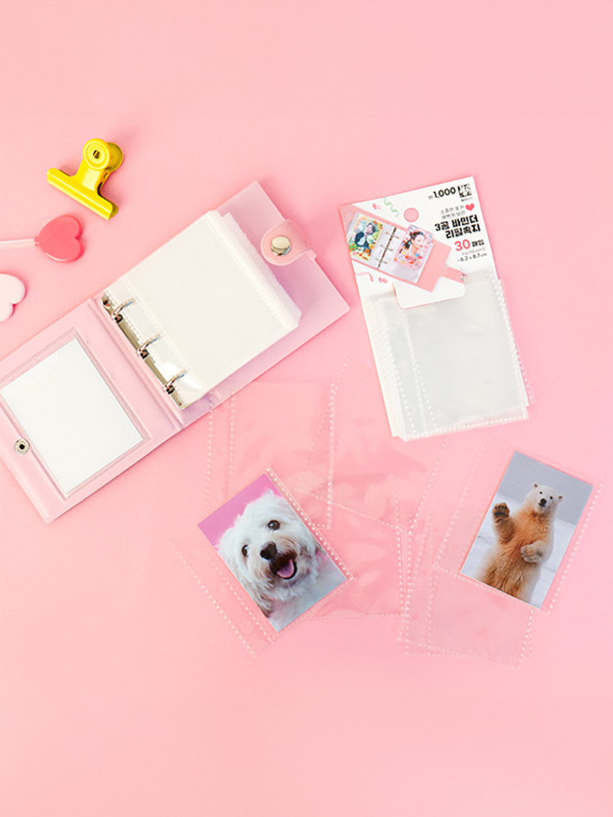3-hole binder album refill 30 sheets