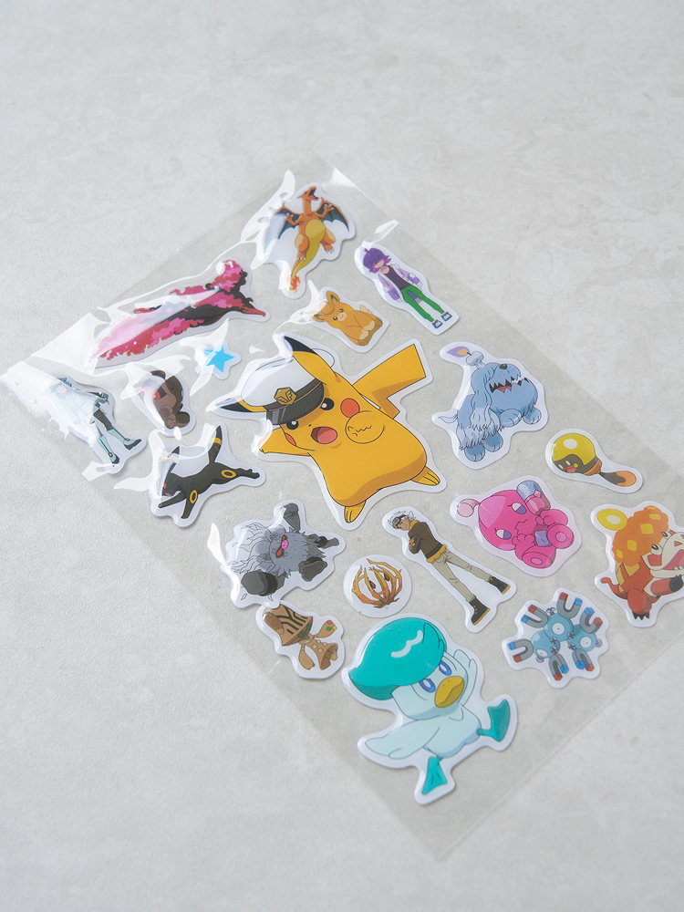 Pokemon Epoxy Sticker Blue
