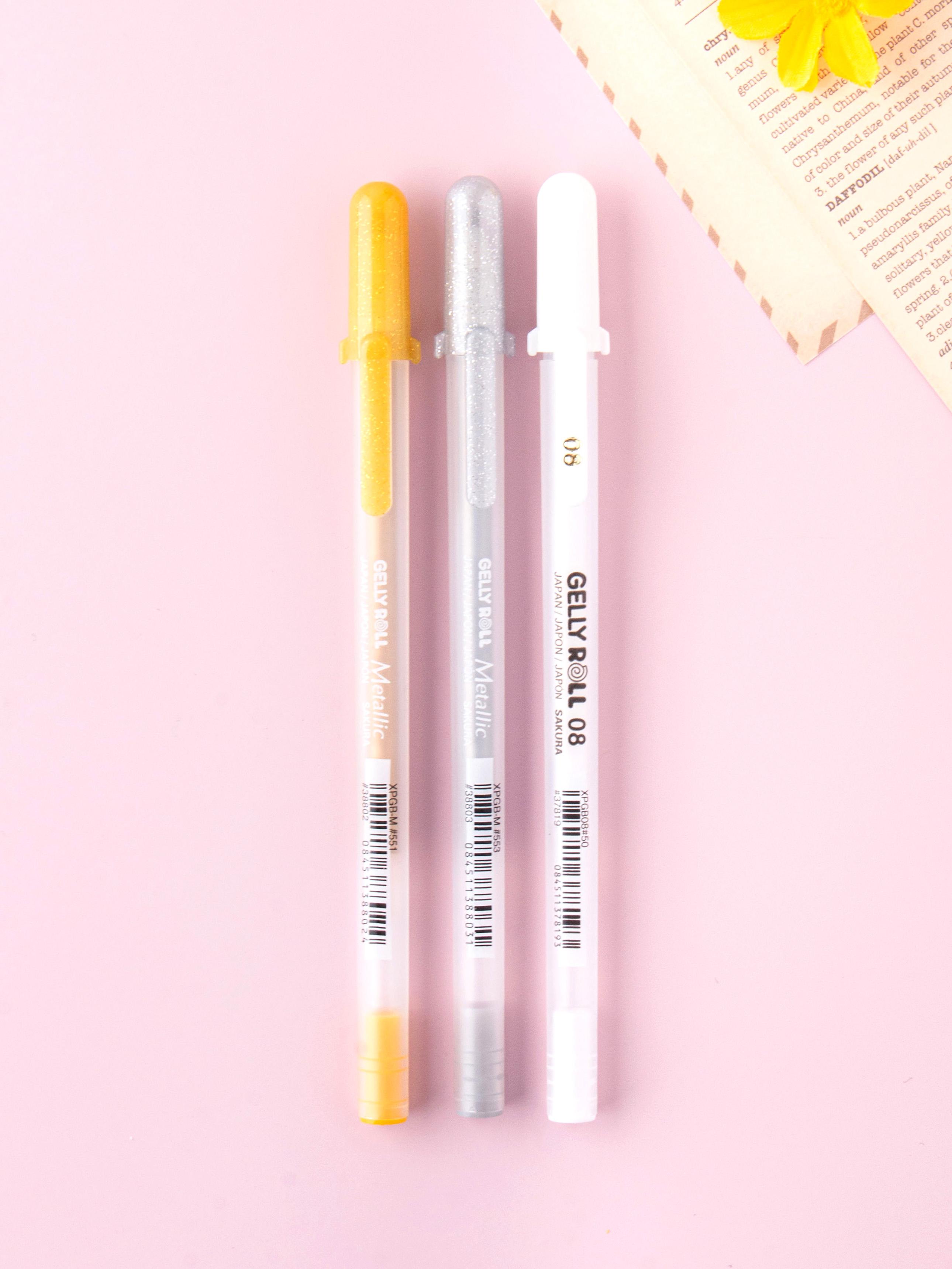 Sakura Gellyroll Metallic 1.0/1.0/0.8 mm 3 packs