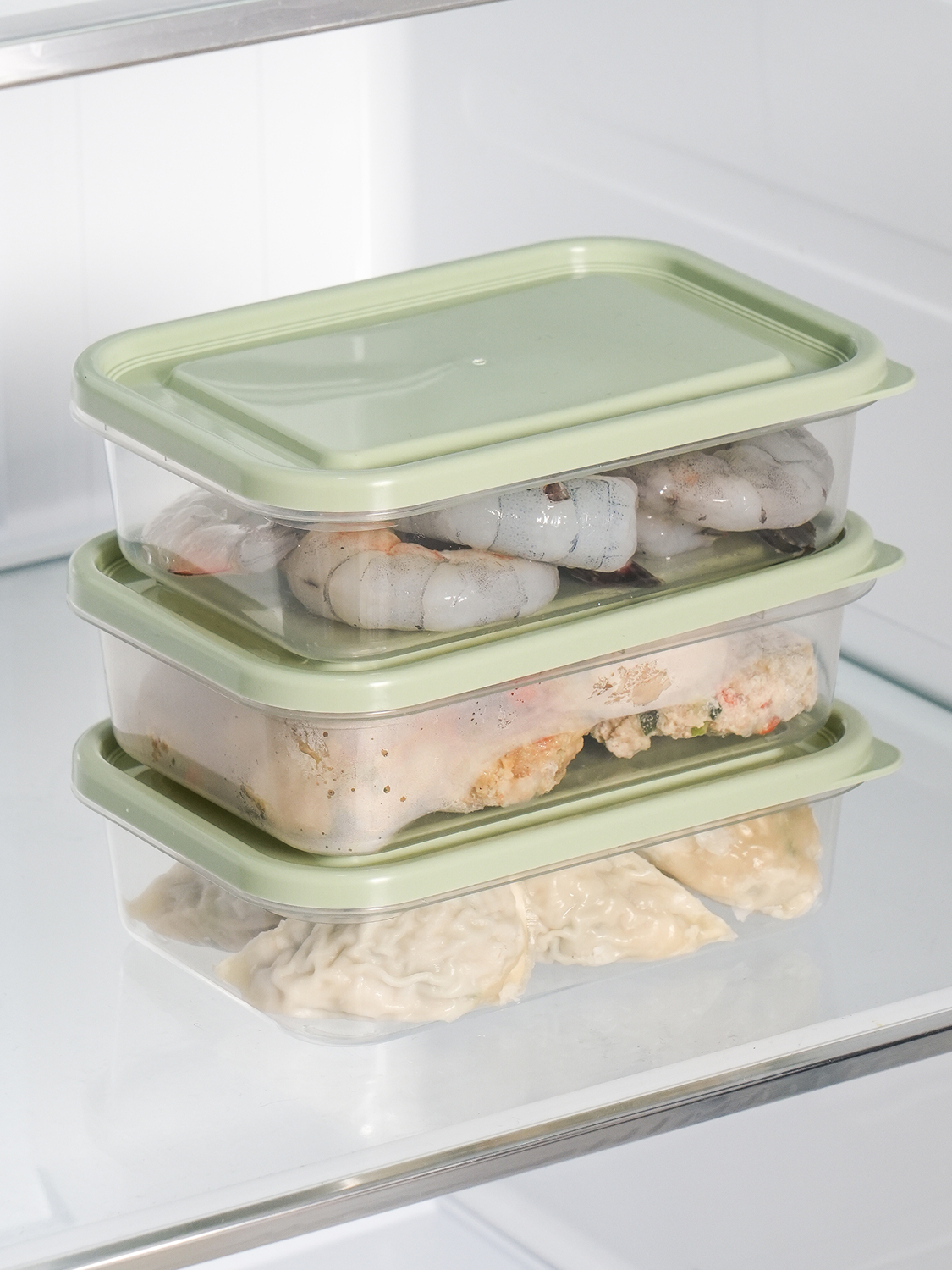 Microwave Container 380 ml 3pcs Rectangular