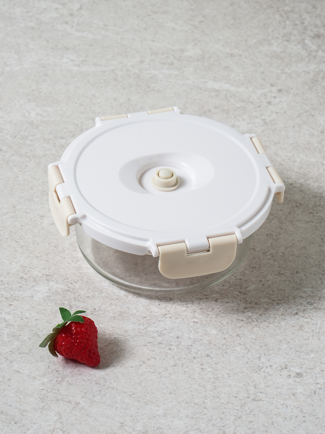 Round vacuum glass sealed cupboard 650 ml
