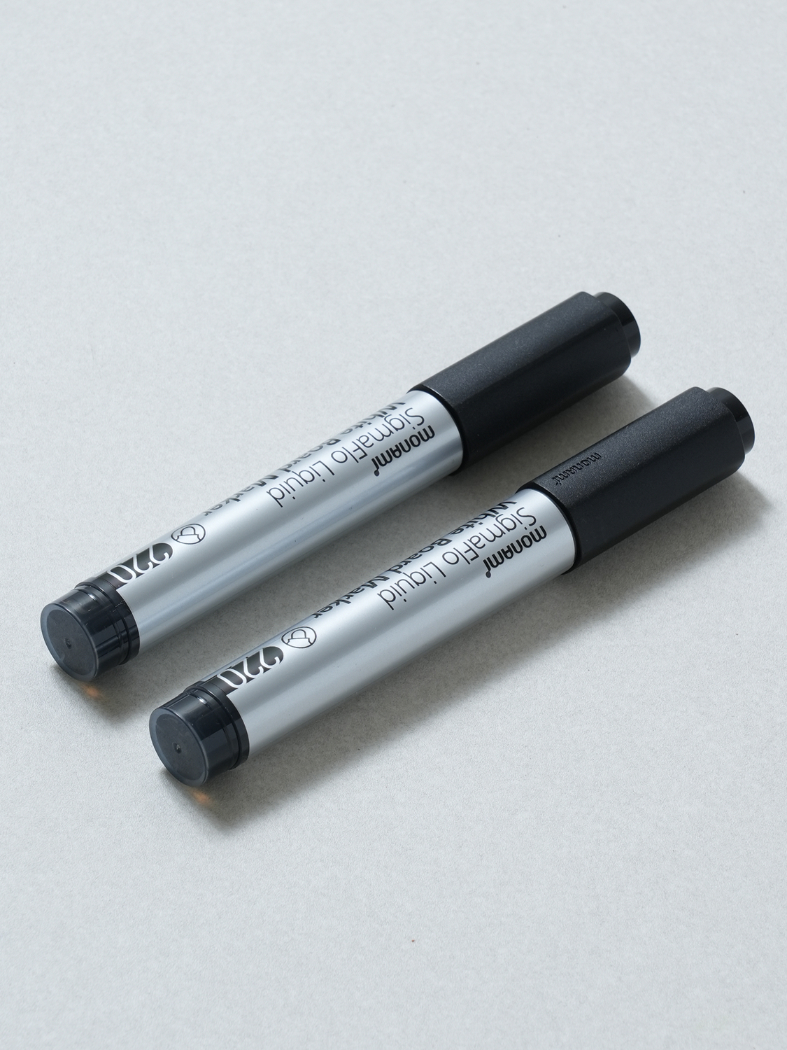 Monami Sigma Flow Raw Ink Board Marker 220 2pcs Black