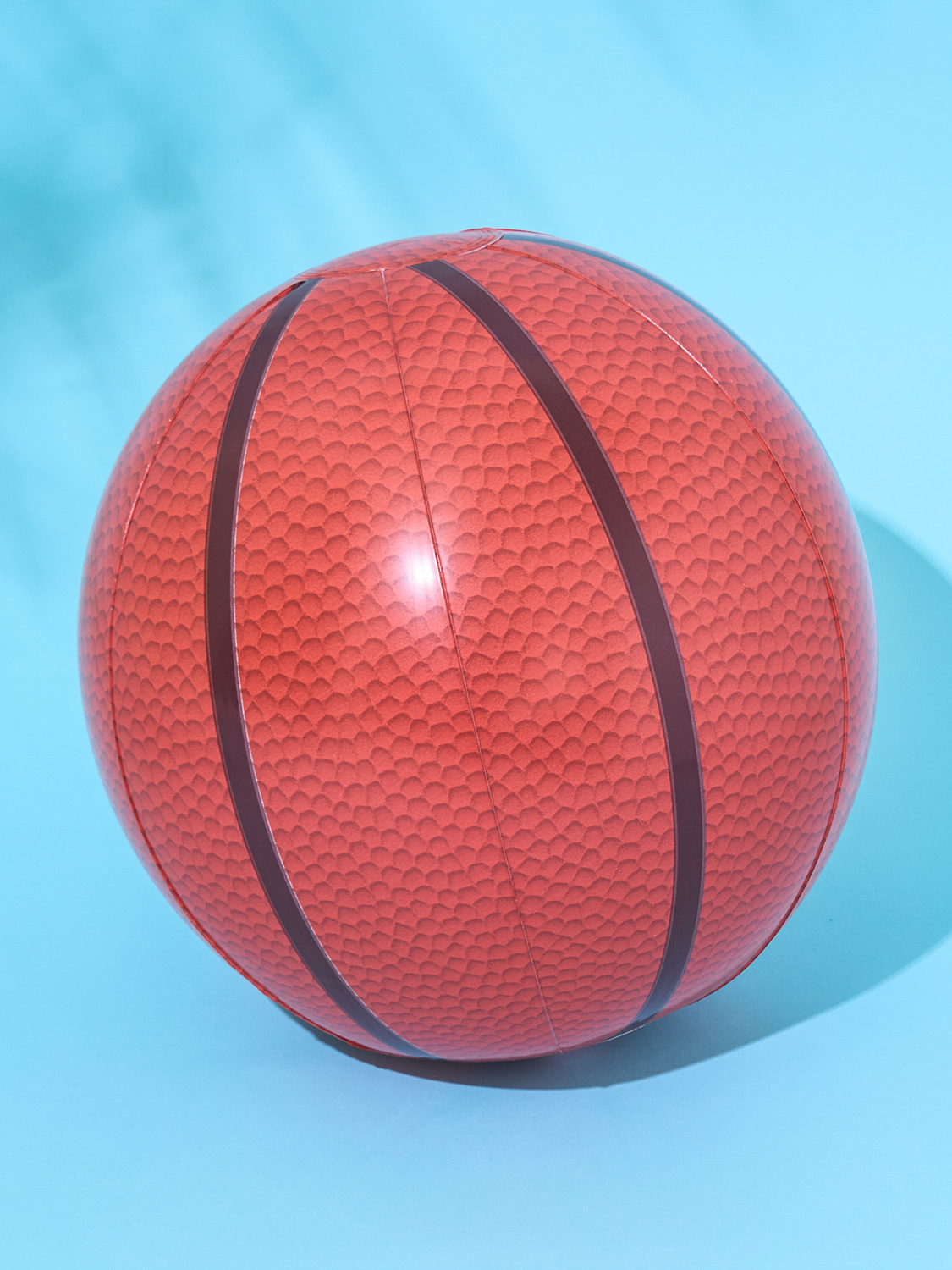 Basketball-shaped beach ball 26 cm
