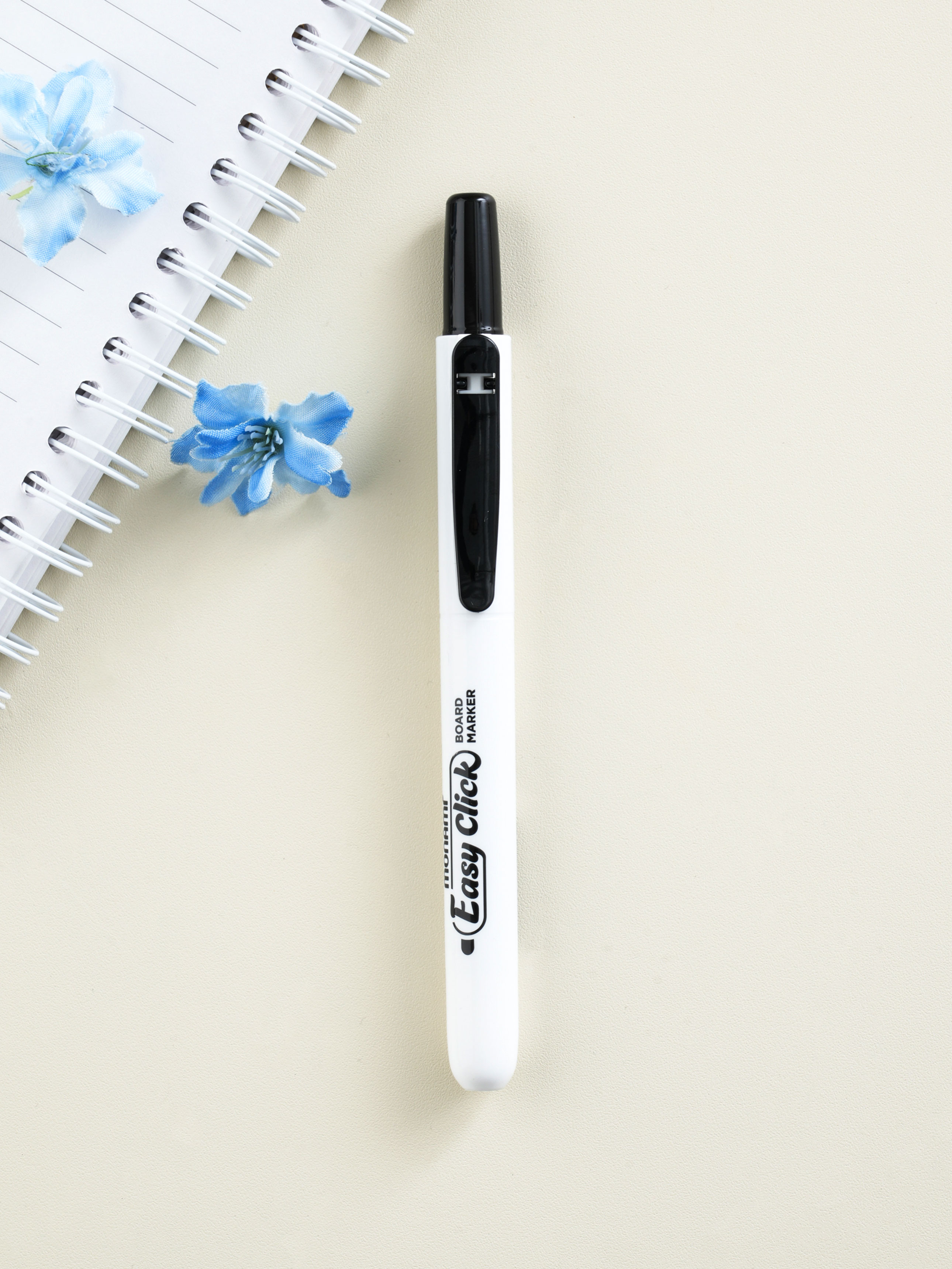 Monami Easy Click Board Marker Black
