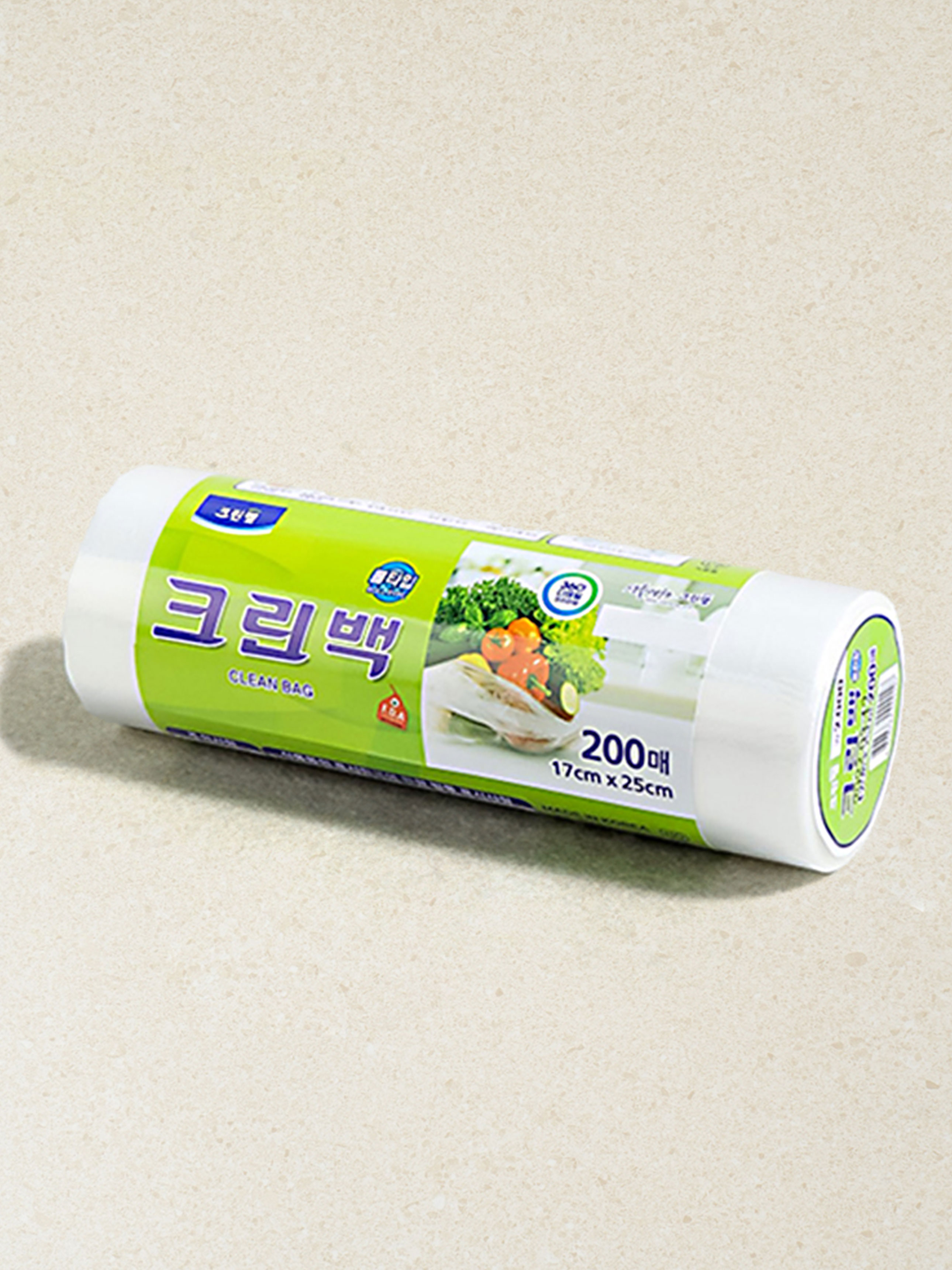 Clean Lap Clean Bag Roll Type 200 Sheets 17X25cm