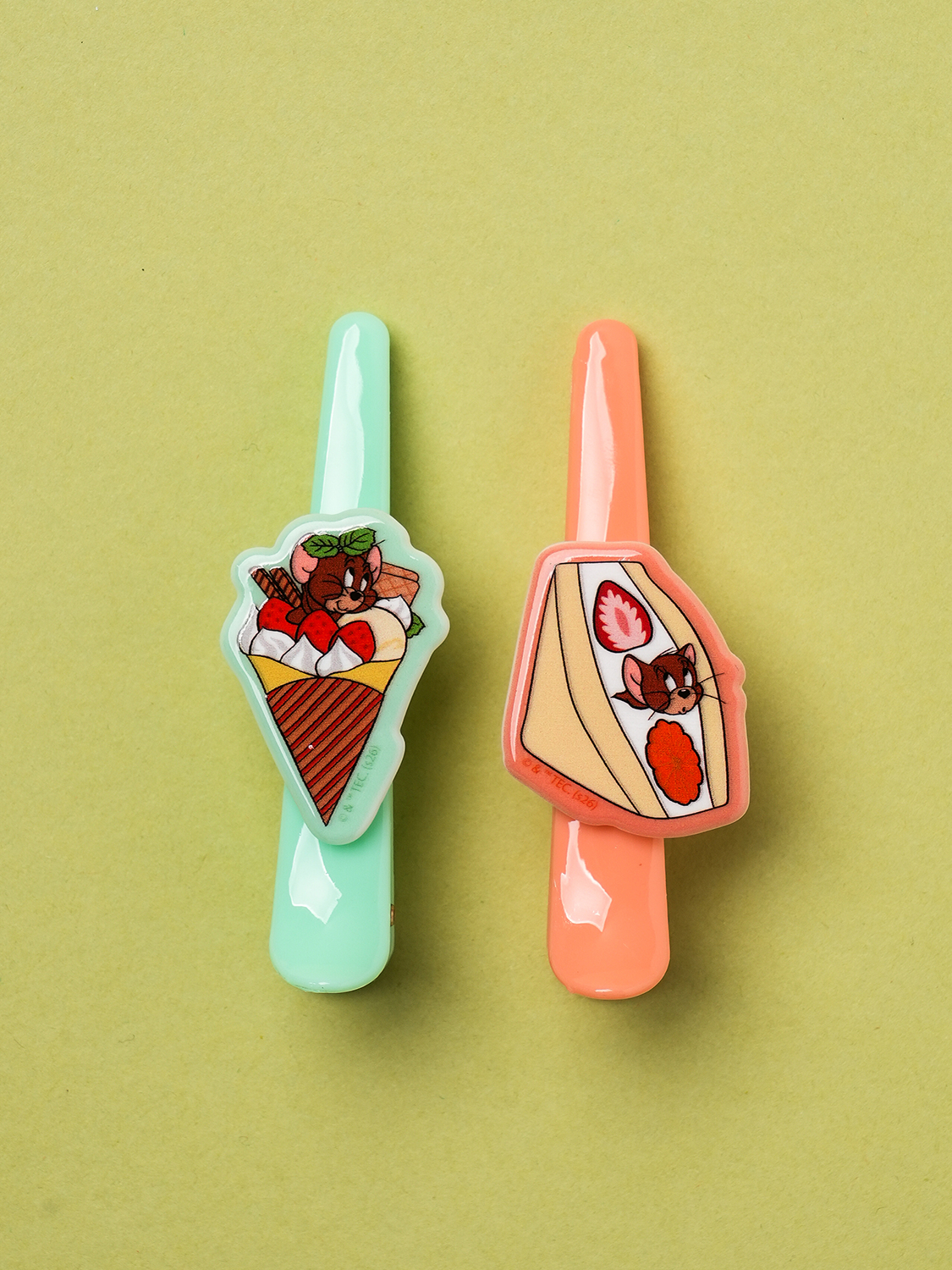 Tom and Jerry Mini Hair Pins 2 Piece Dessert