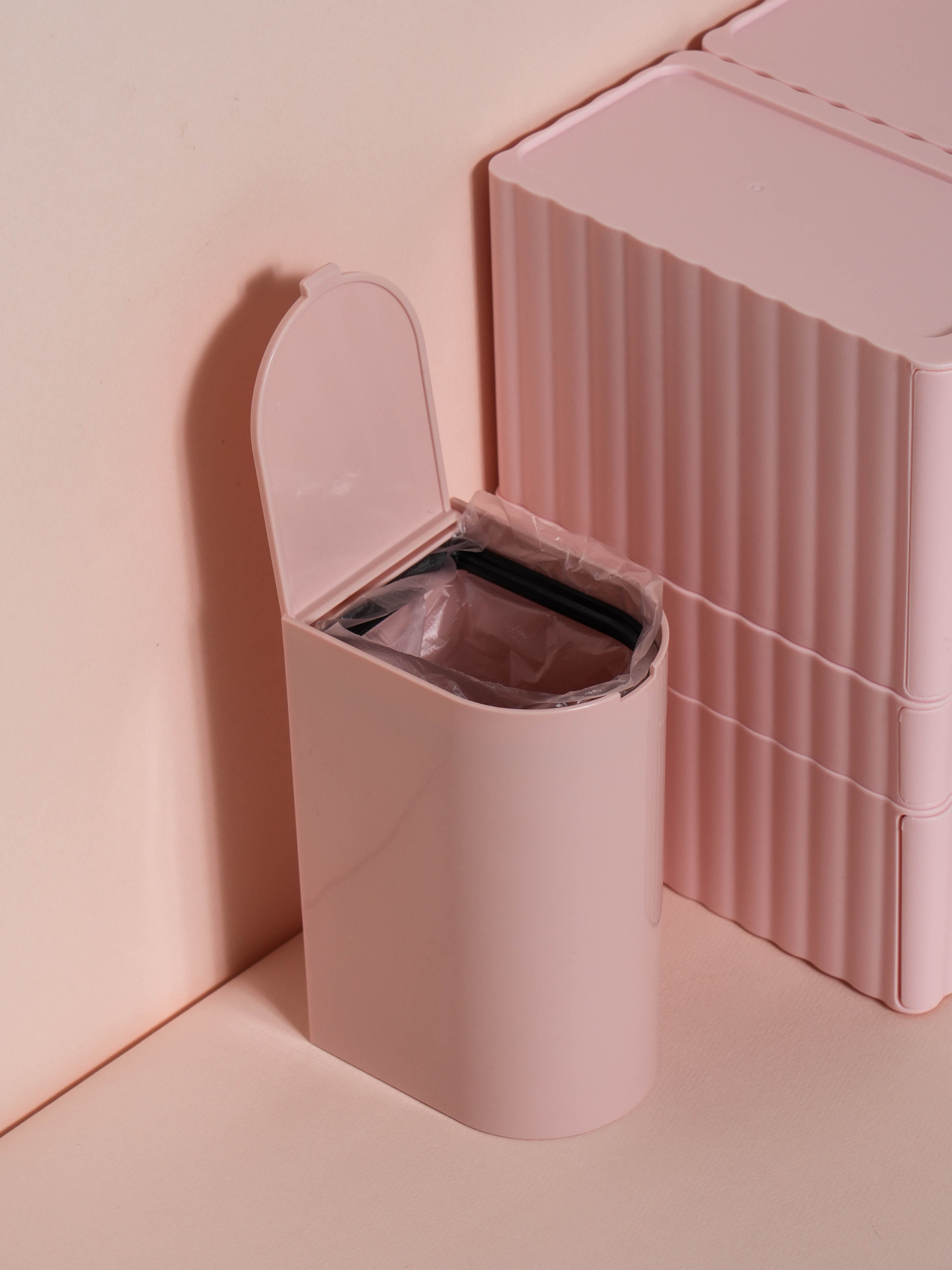 Mini Lid Trash Can 1 L
