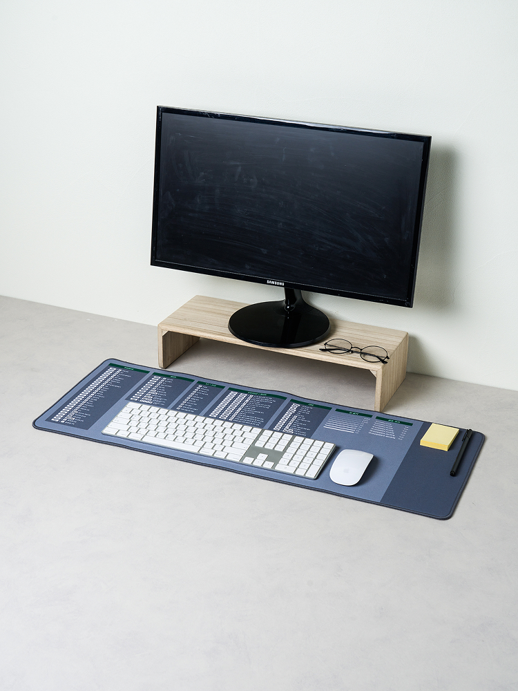 Excel type mouse long pad