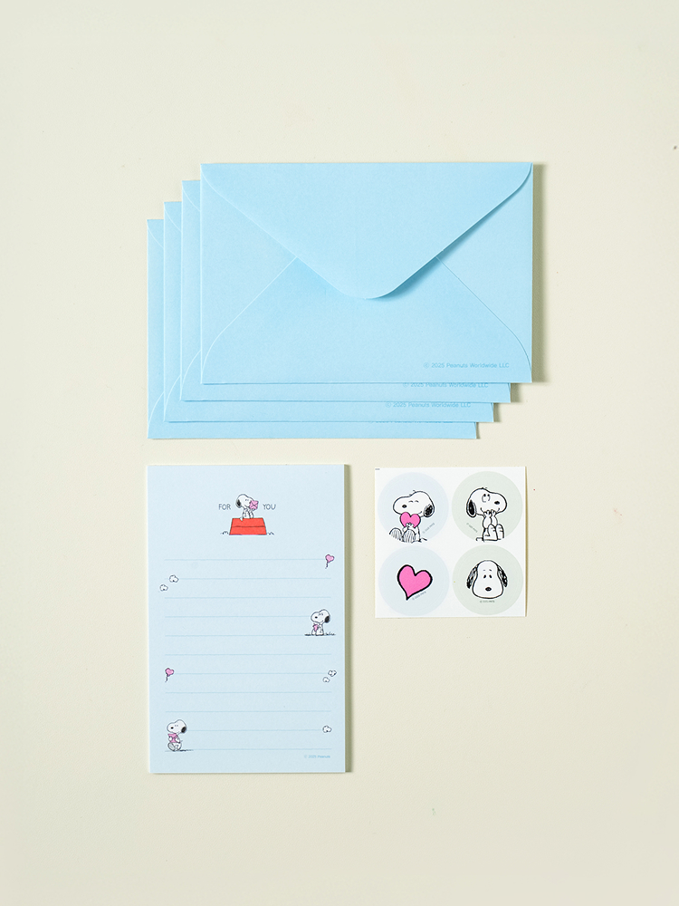 Peanuts Vintage Snoopy Mini Stationery Pad 20 sheets