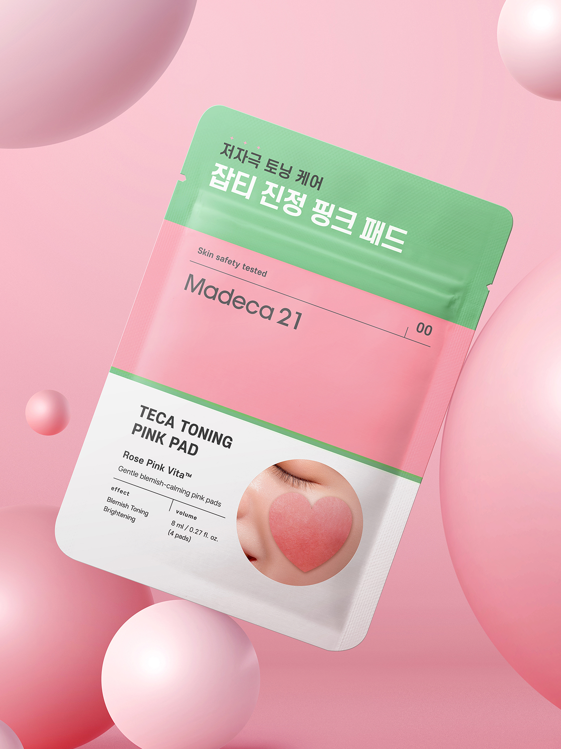 Madeca21 Teca Toning Pink Pads 4pcs