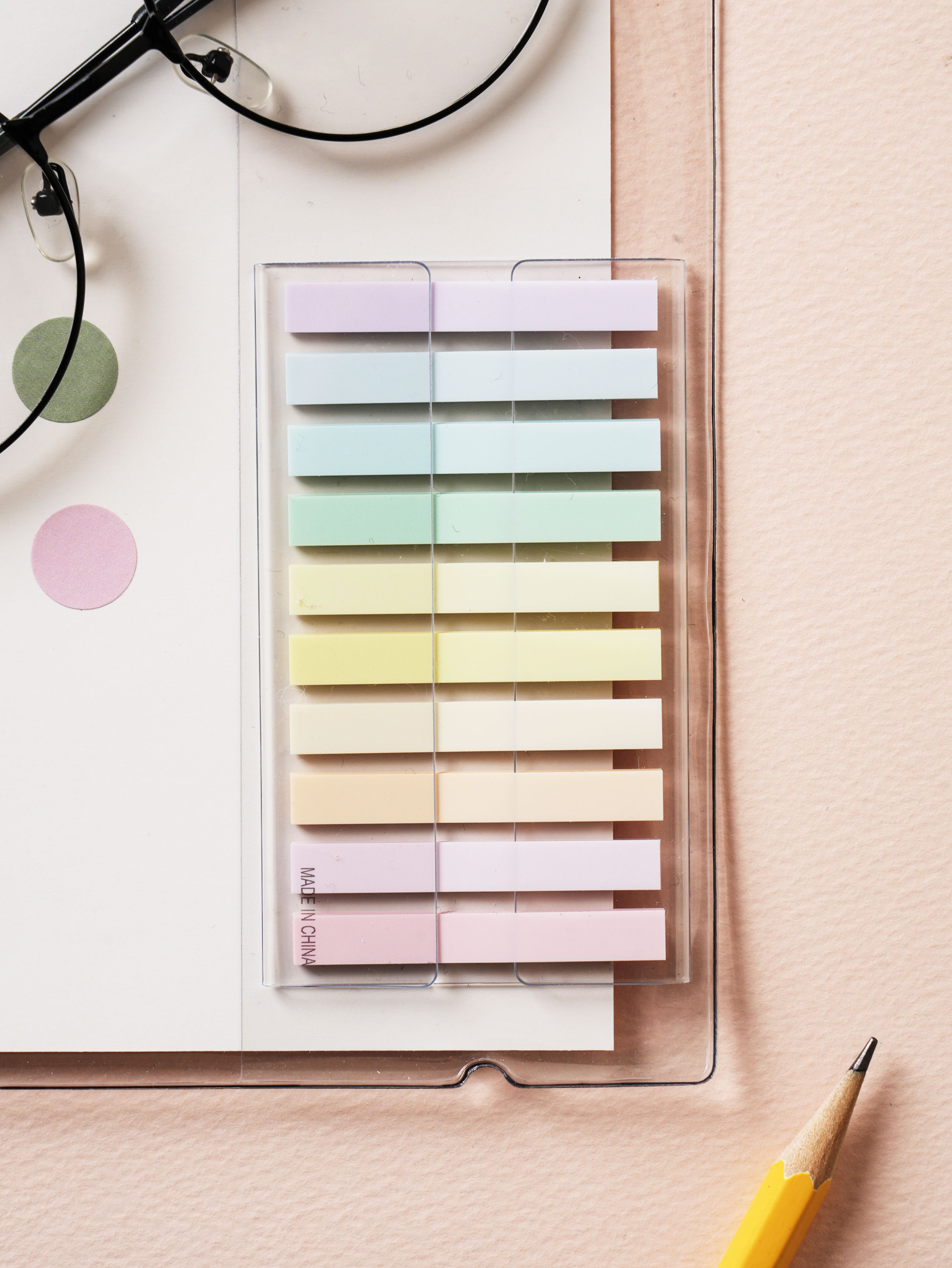 200 sheets of 10-color mild pop-up index