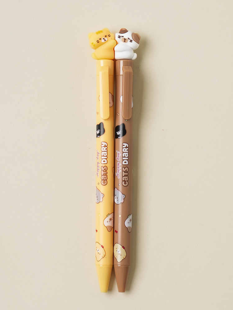 Couple gel pen 0.5 mm black, 2 packs
