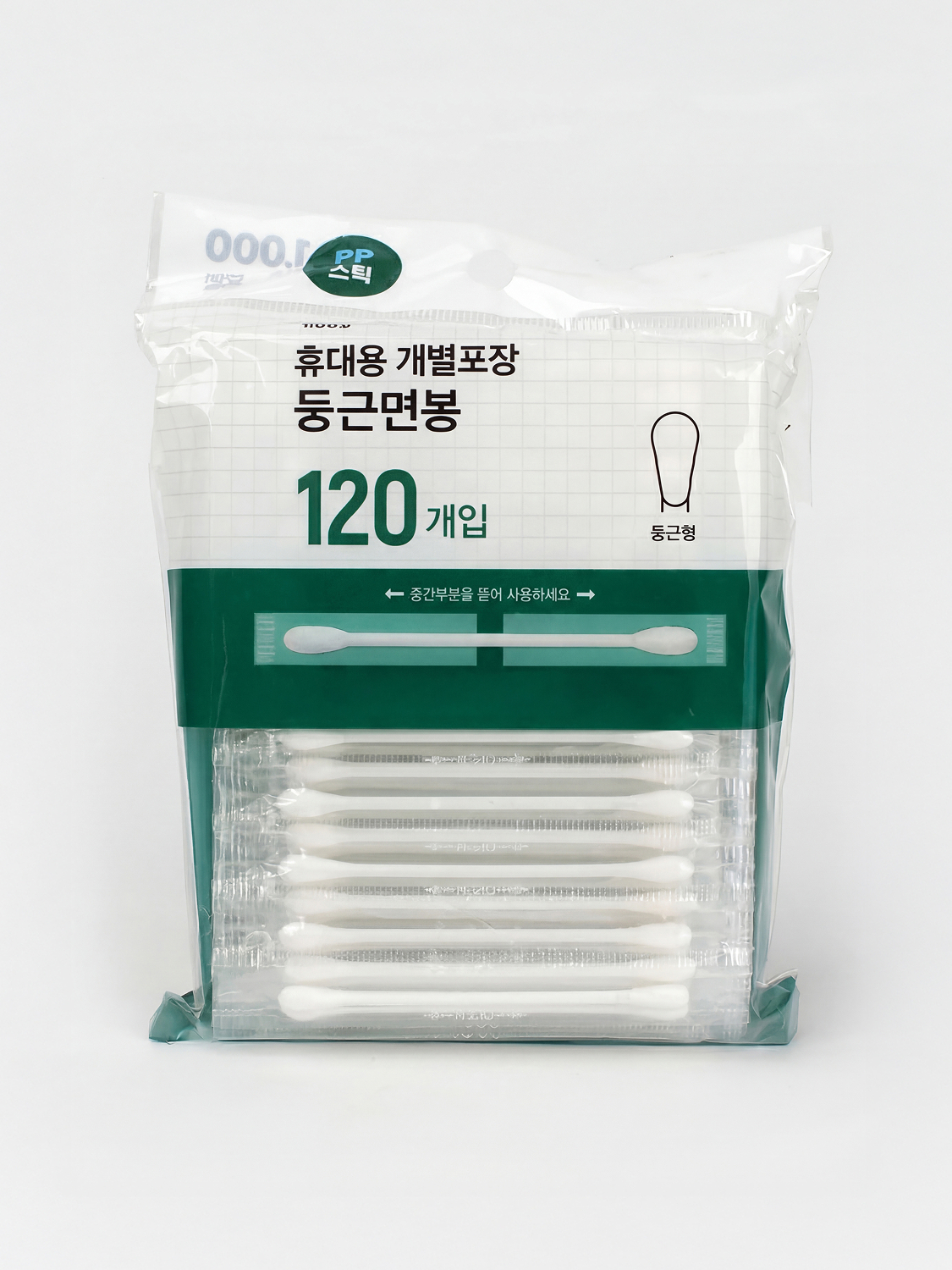 Individually packaged cotton swab general type 120P