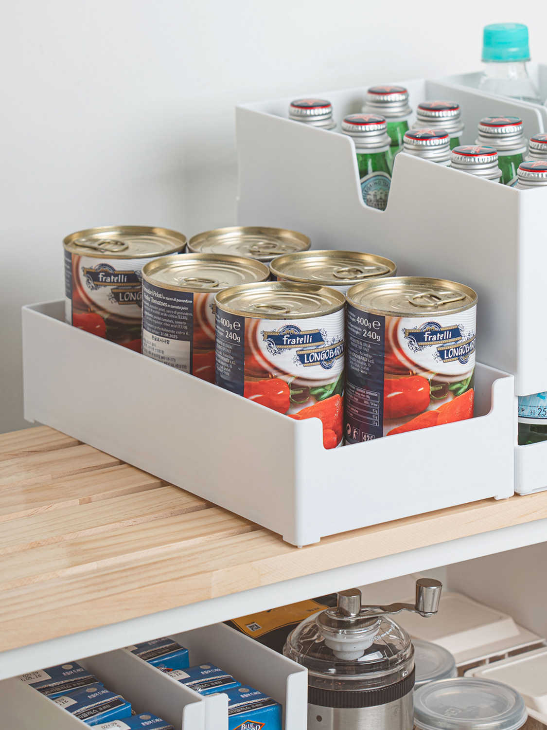 Simple pantry storage box (approx. 30*15*7.1 cm)