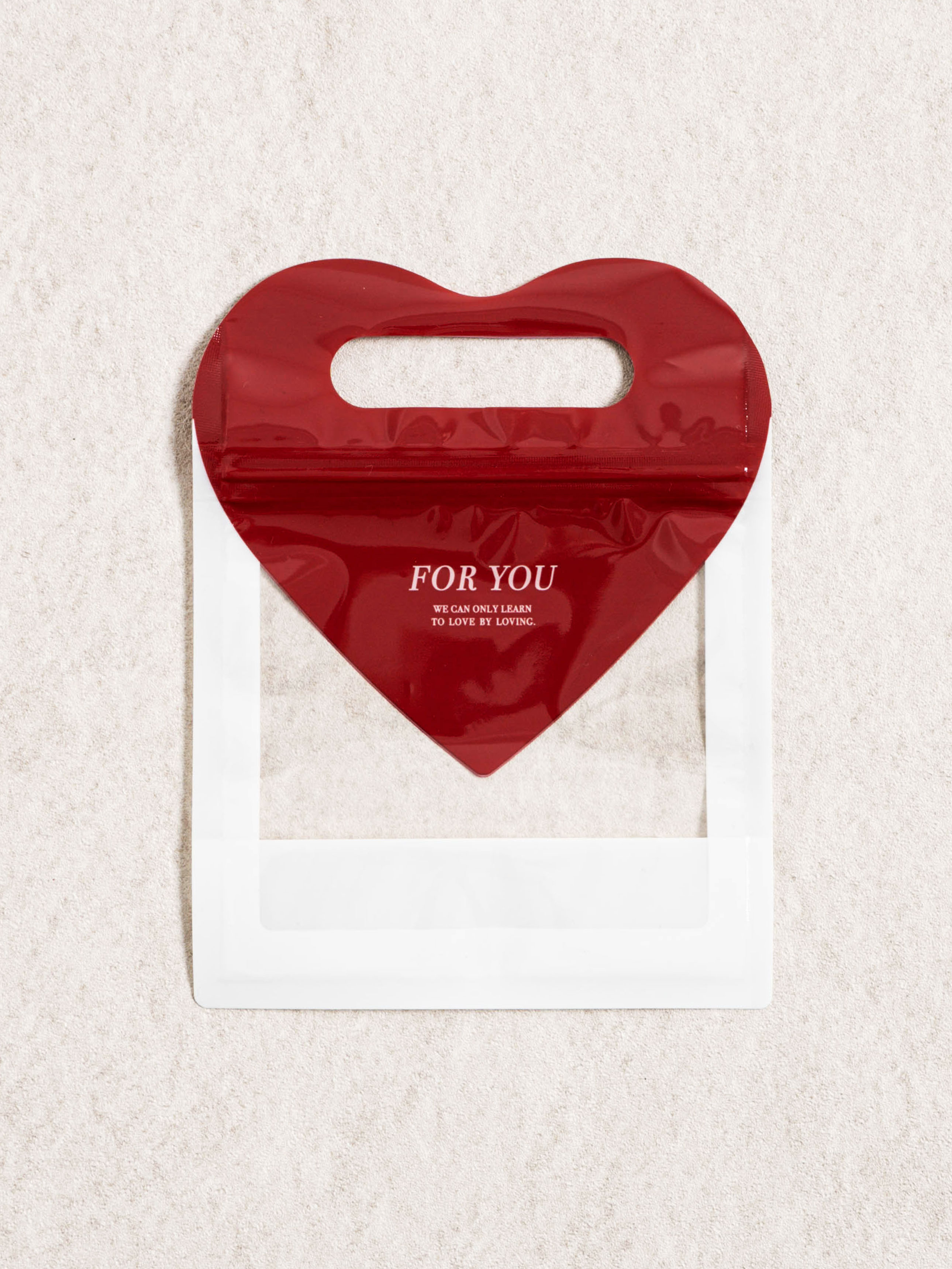 8 heart three-dimensional zipper bag bags