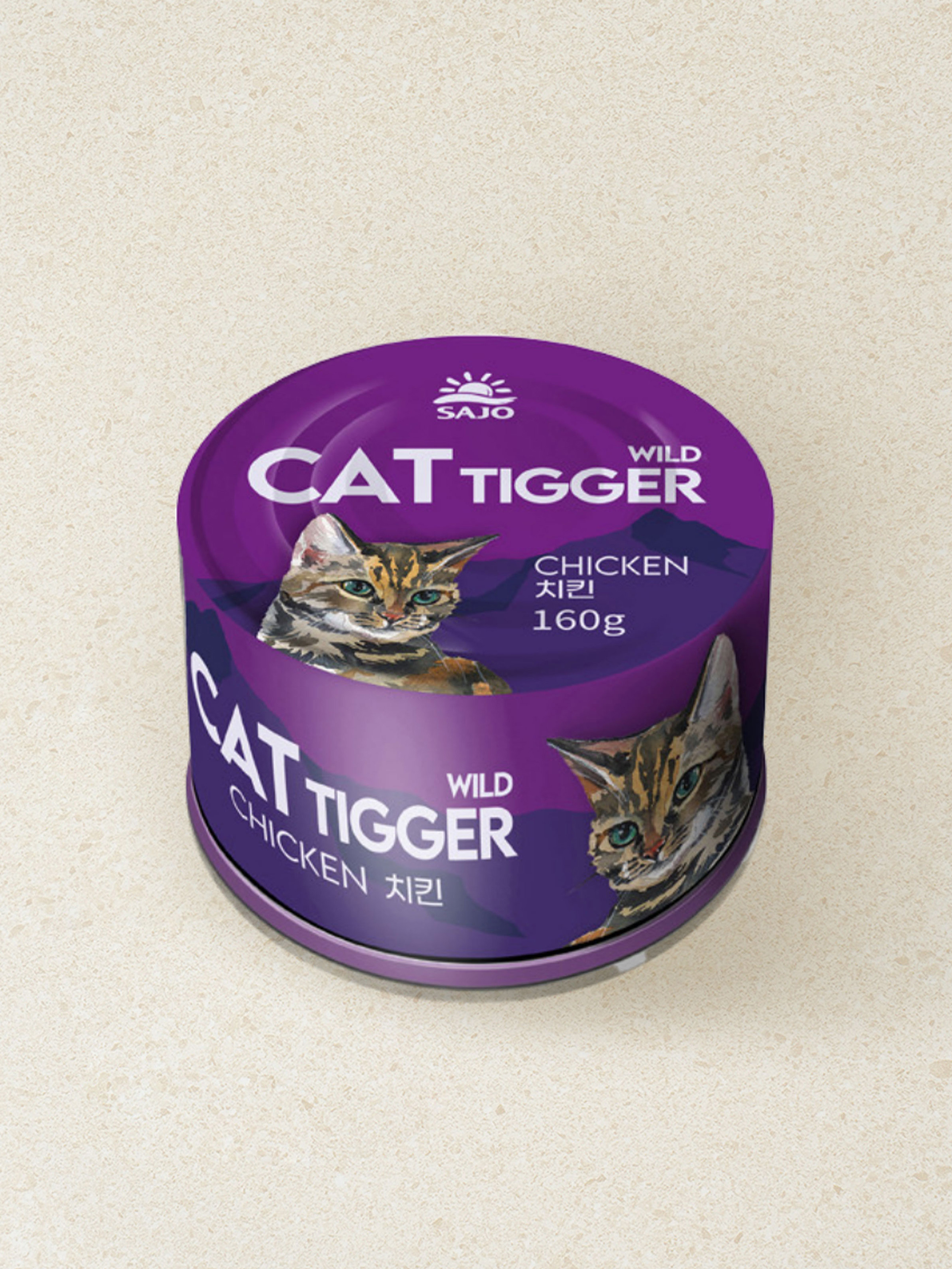 [Pet] Sajo Cattiger Wild 160 g Chicken