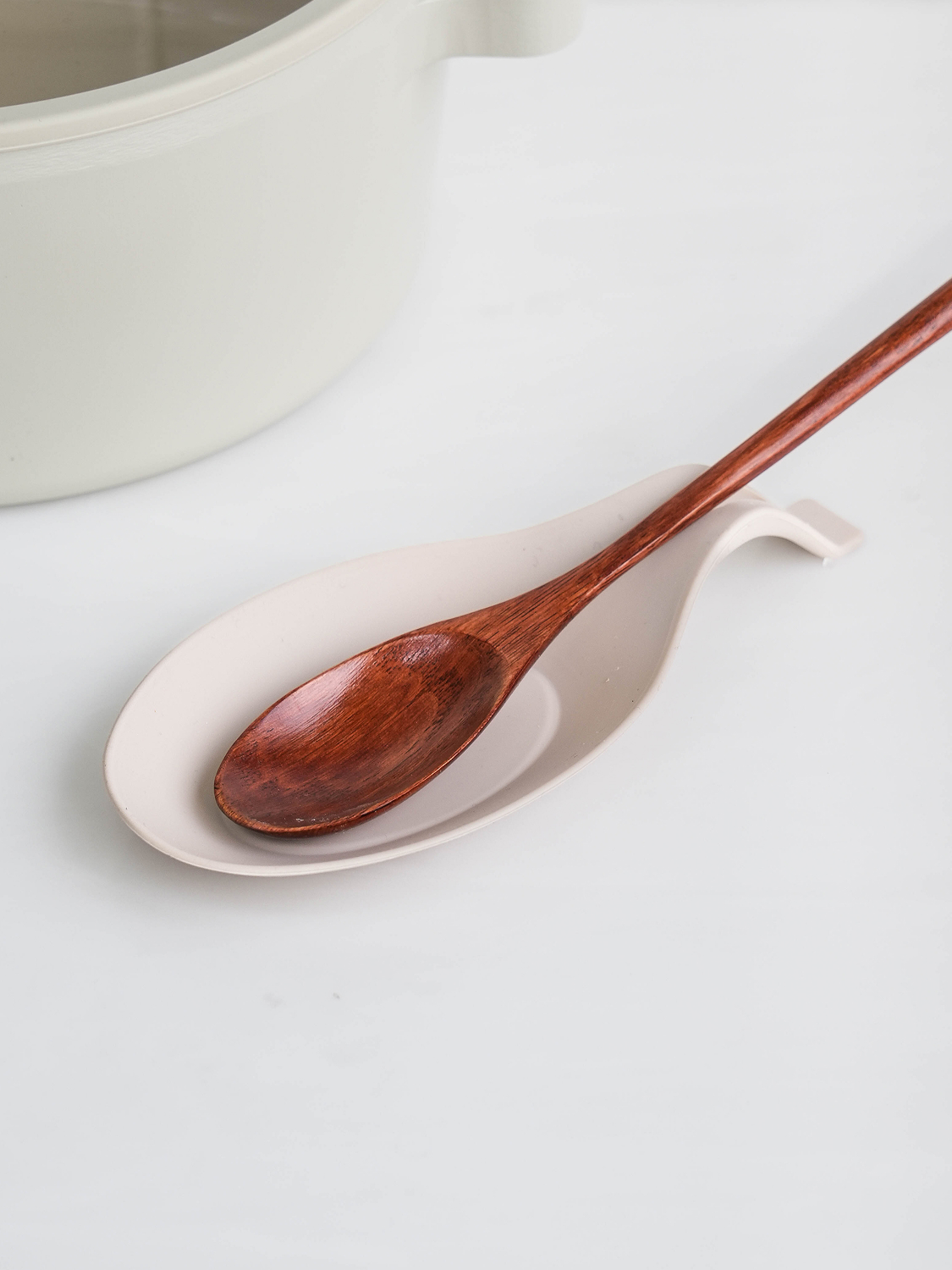 실리콘 조리도구 받침 20 cm 브라운