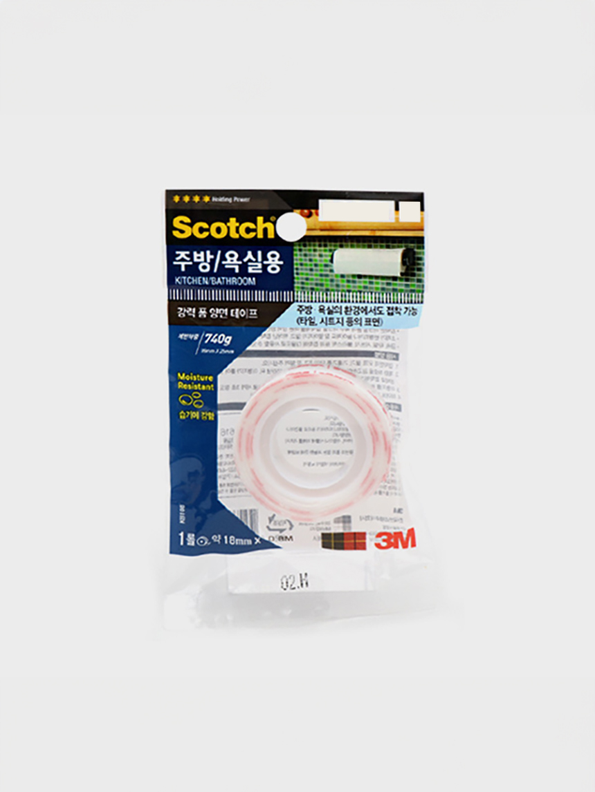 3M strong foam double-sided tape for kitchen and bathroom