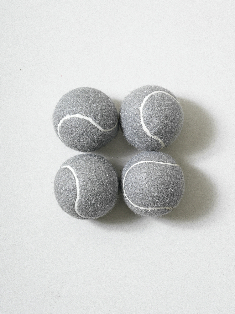 Tennis ball chair foot covers 4pcs gray