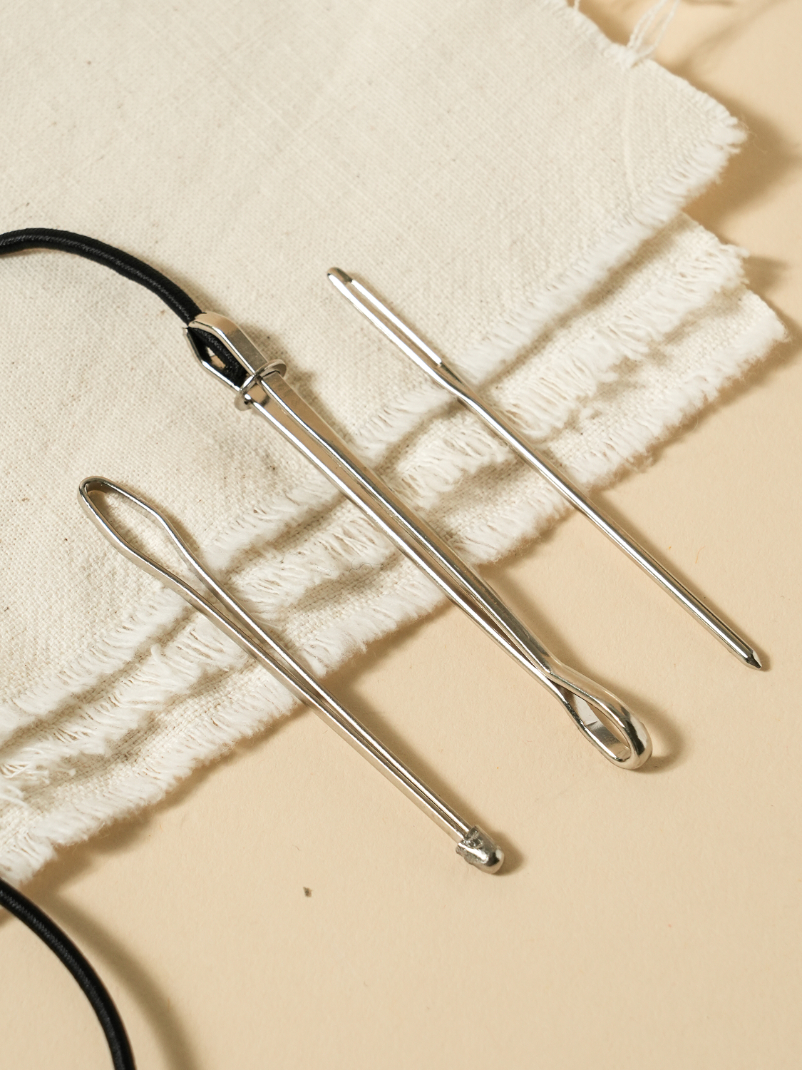 3-piece set of rubber band clips for handicrafts