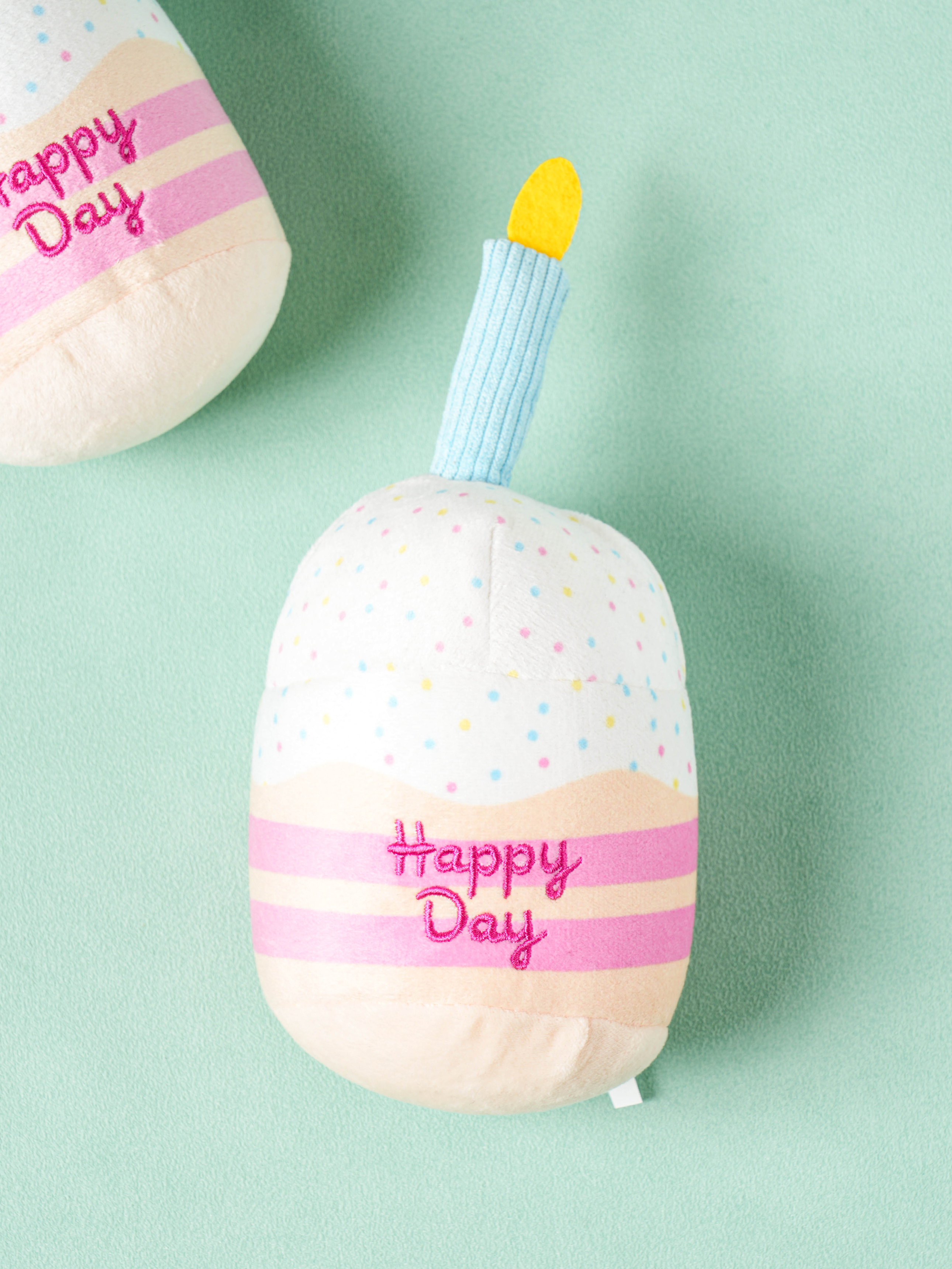 [Pet] Mini birthday cake plush toy