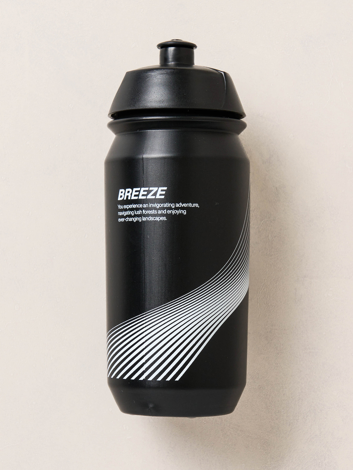 Bicycle water bottle 500 ml black