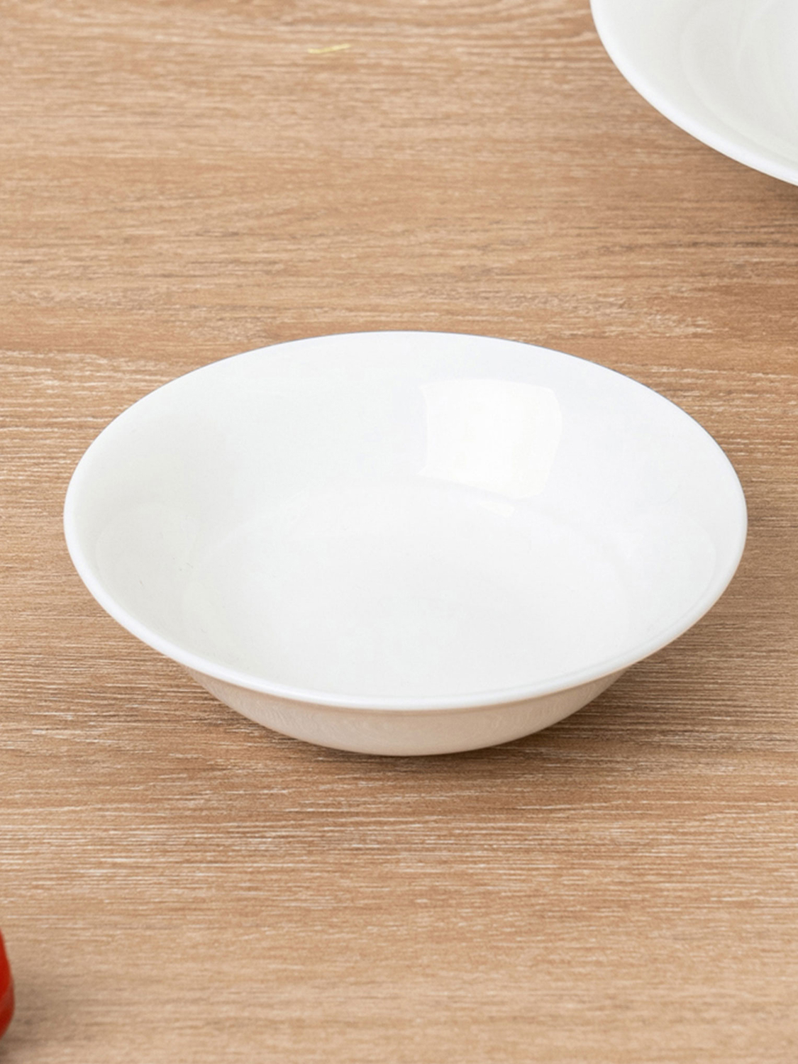 Bone china white deep paper (approx. 10 cm)
