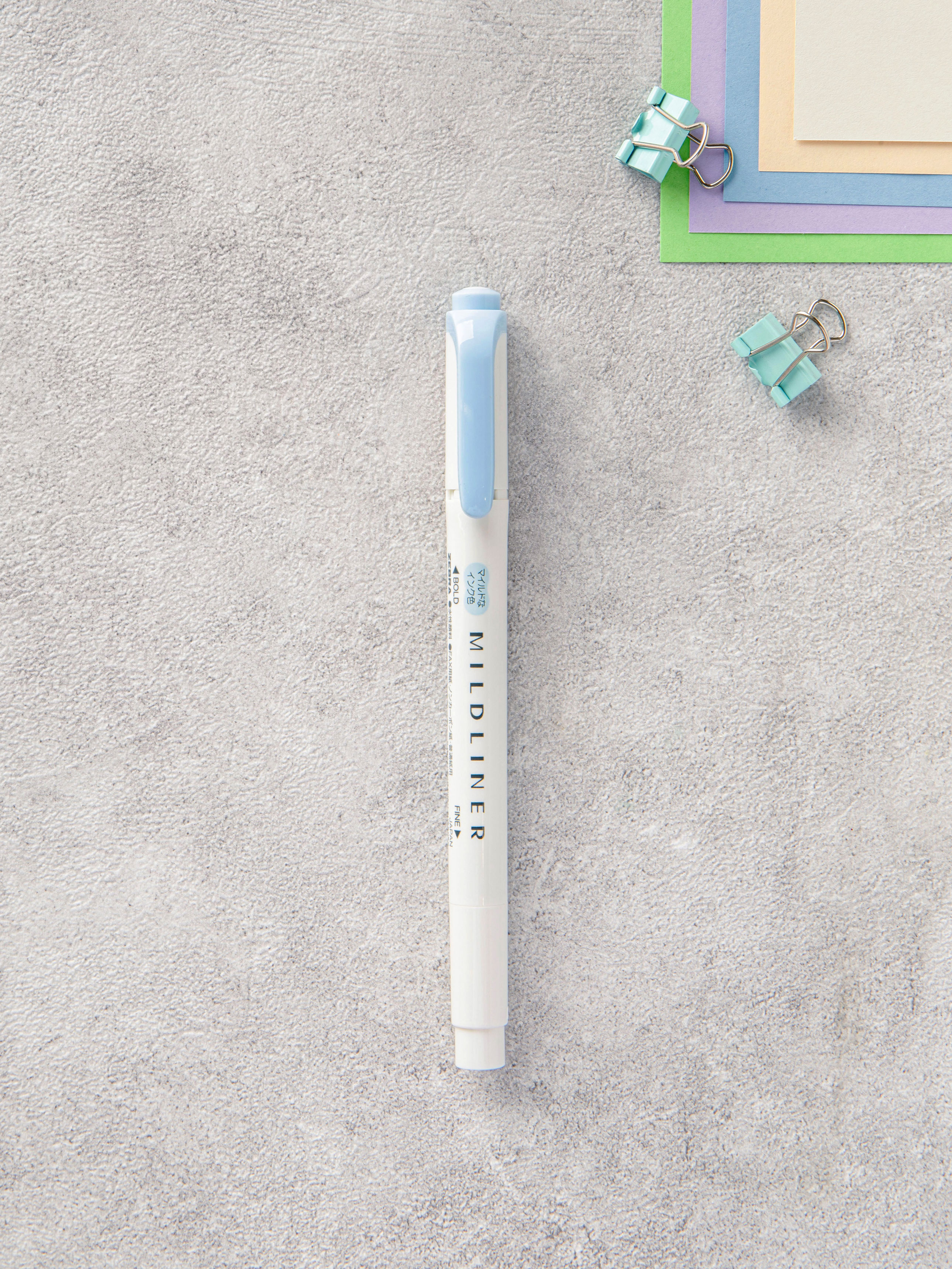 Zebra Mild Liner Twin Soda Blue