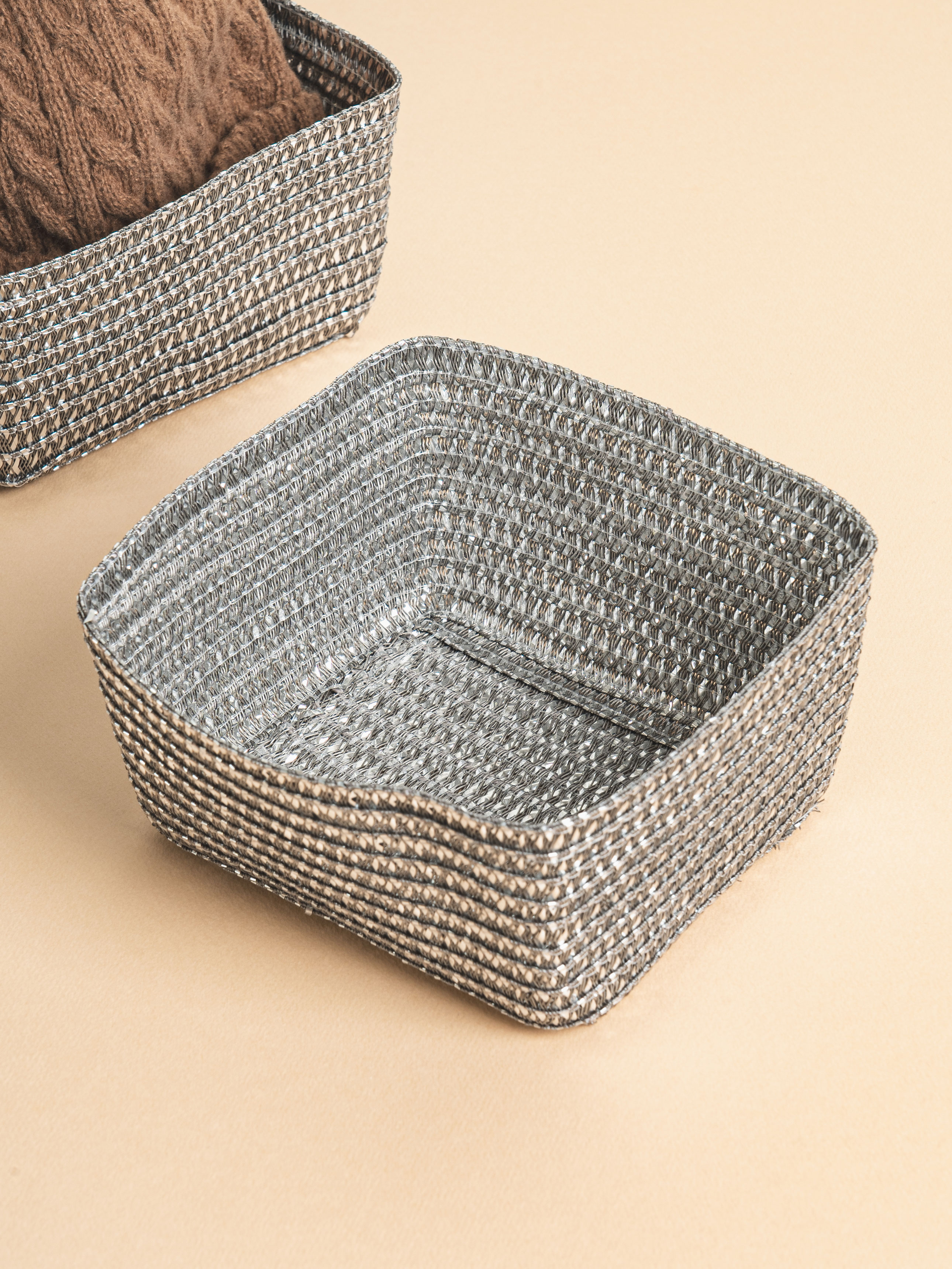 Glitter square prop organizer medium size