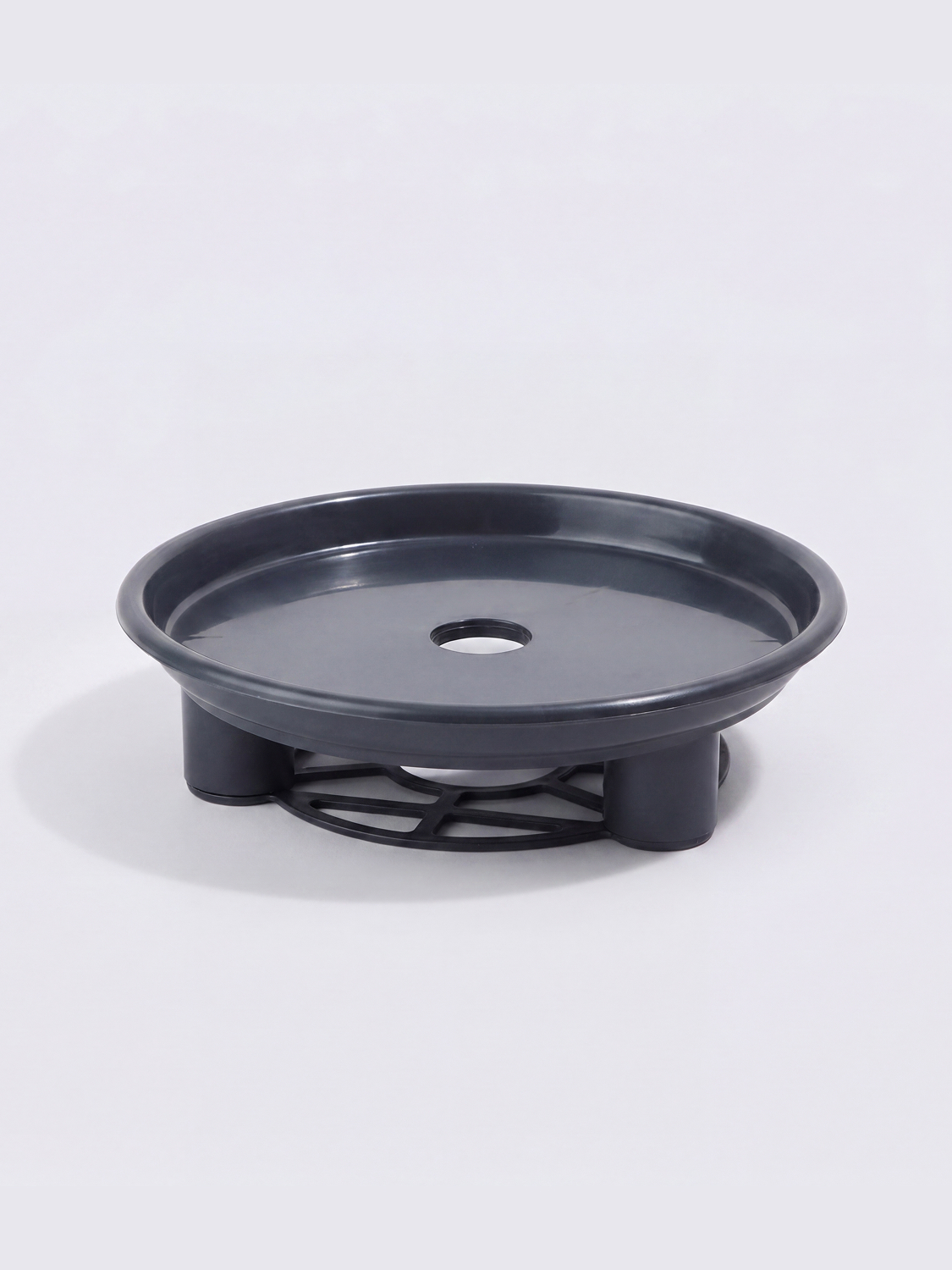 Round black mini flower pot stand No. 1