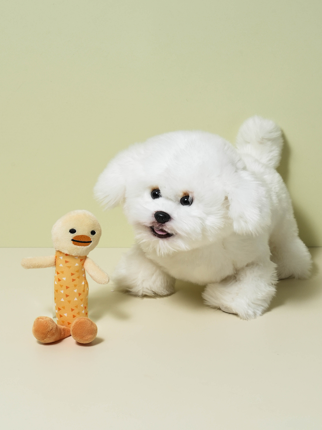 [Pet] Duck-shaped plush toy