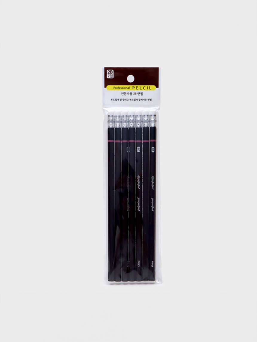 7-pack of professional 2B pencils