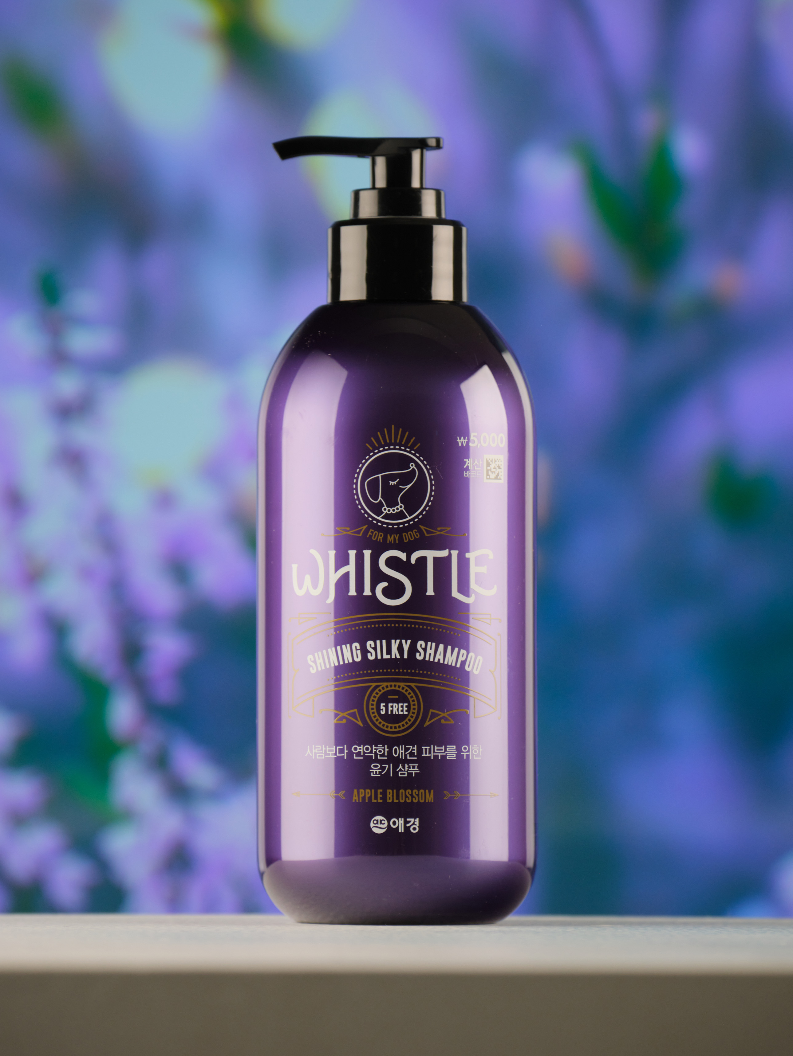[펫] 휘슬 샤이닝실키 애견샴푸 500ml