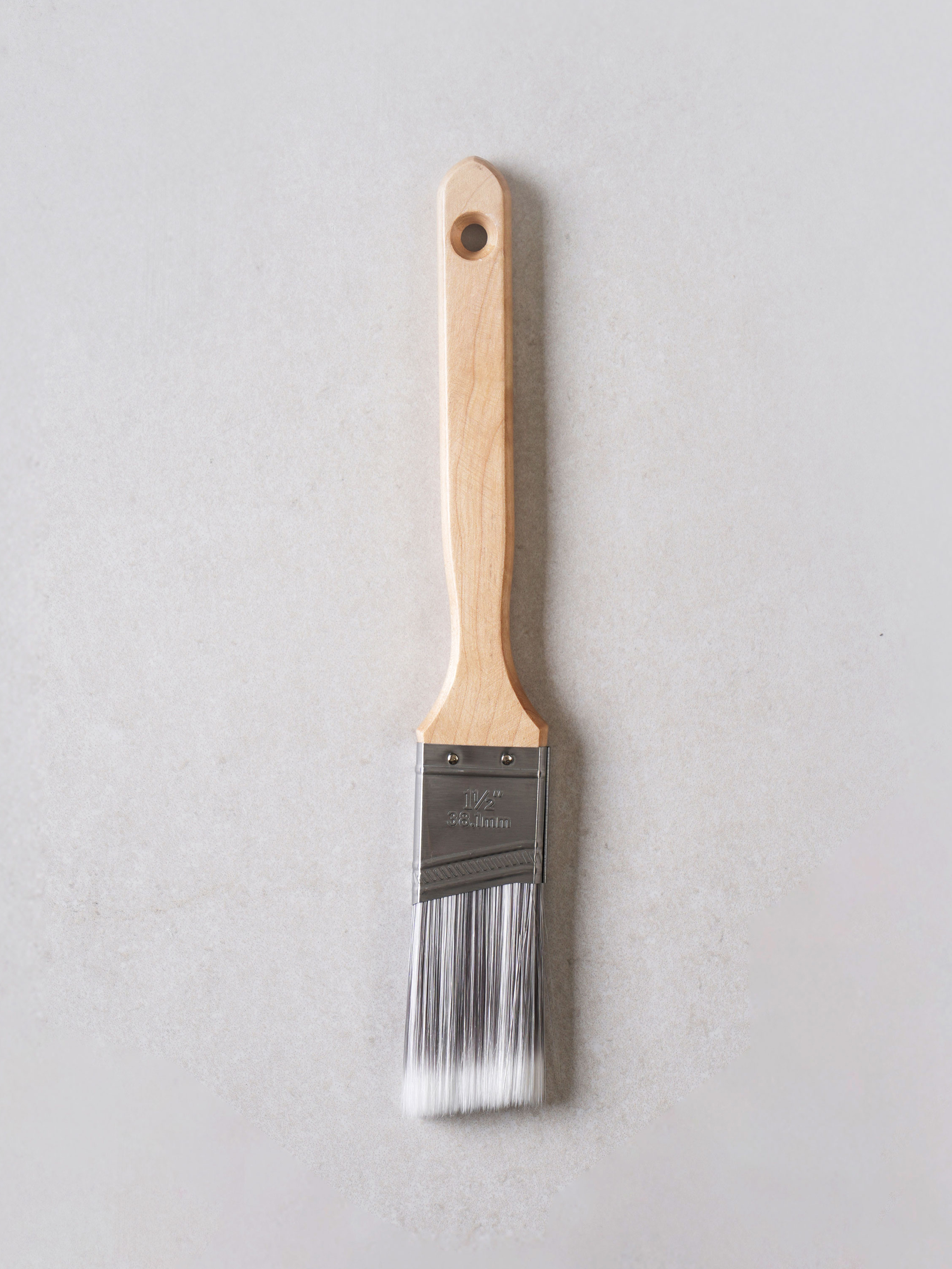 Long Wood Paint Brush 38 mm Diagonal