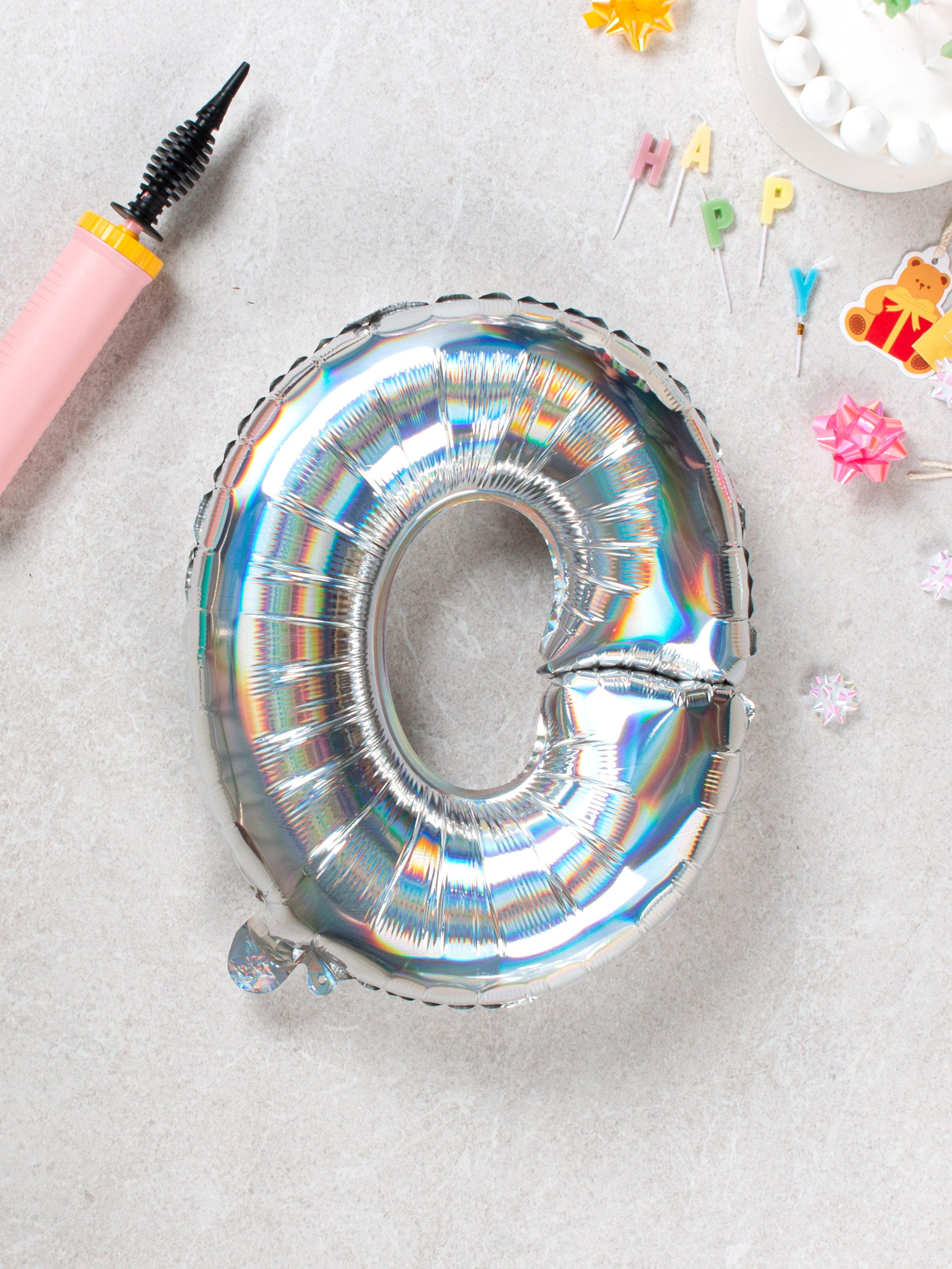 alphabet balloon O