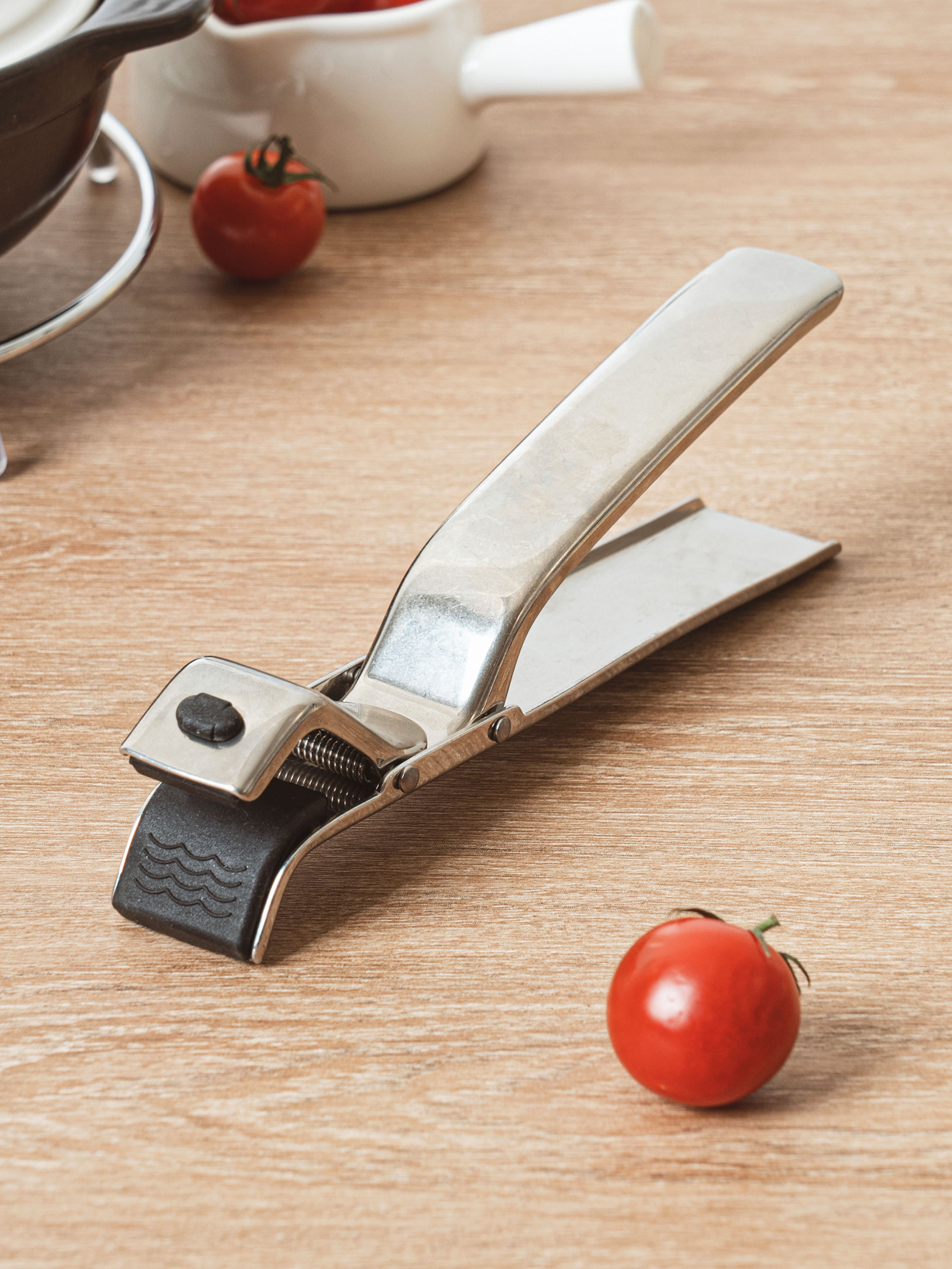 stainless steel pot tongs