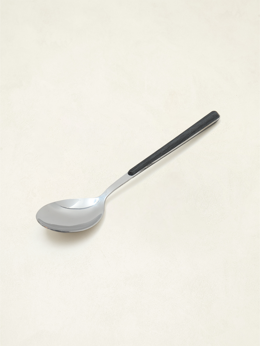 Simple design luxury spoon black