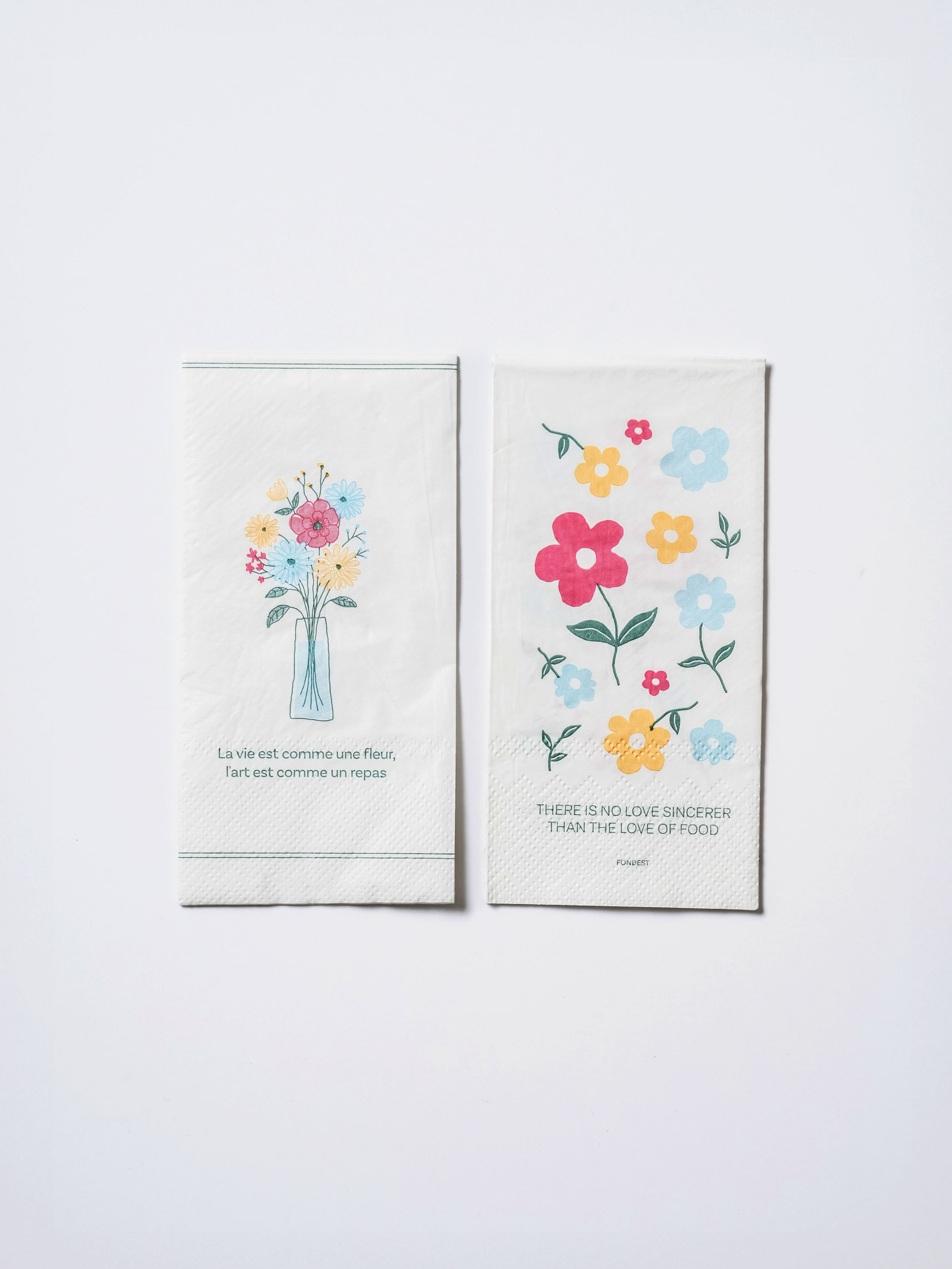 디자인 직사각 냅킨 16.5 X 8.5 cm 20매입